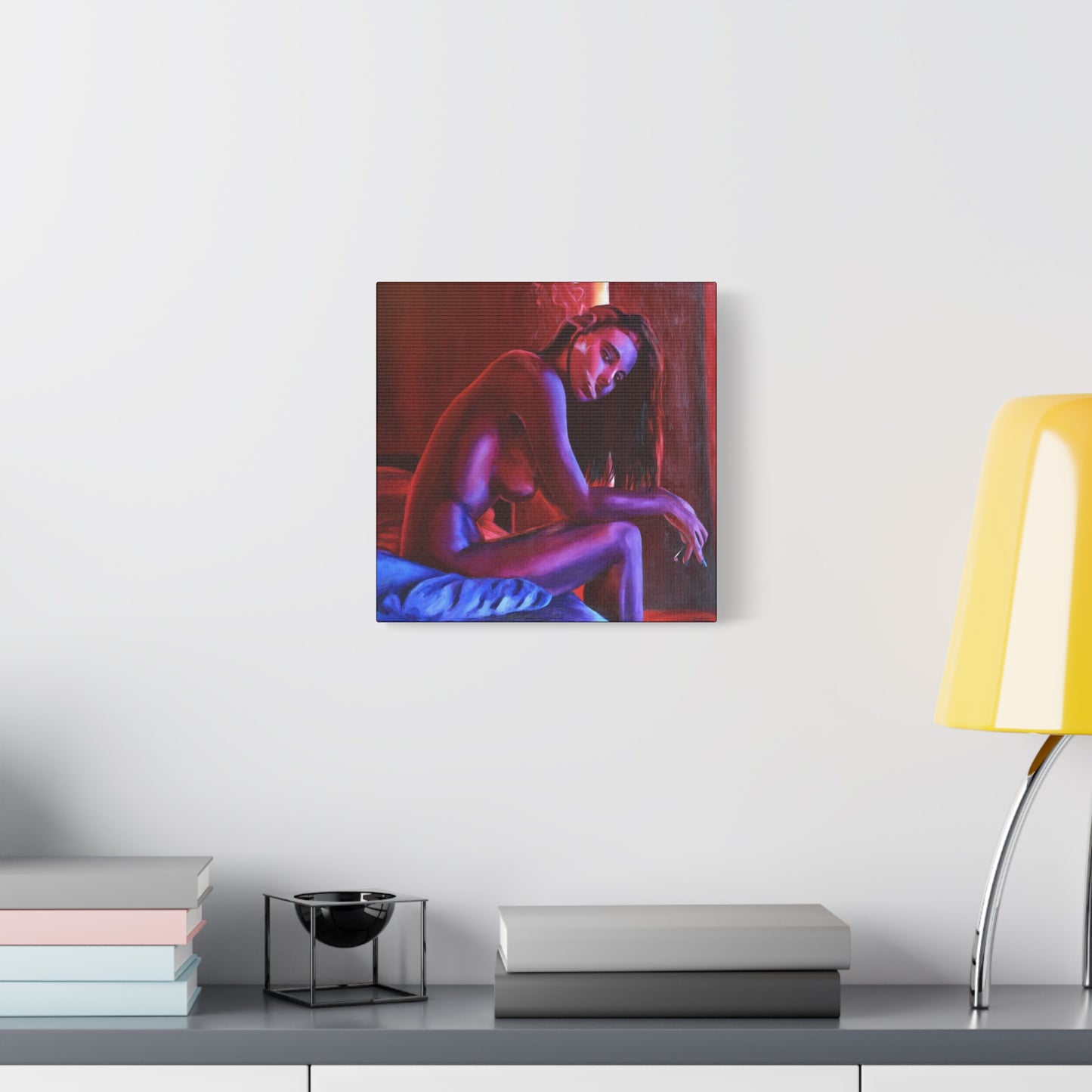 "Fuego" - Stretched Canvas Print Wall Art