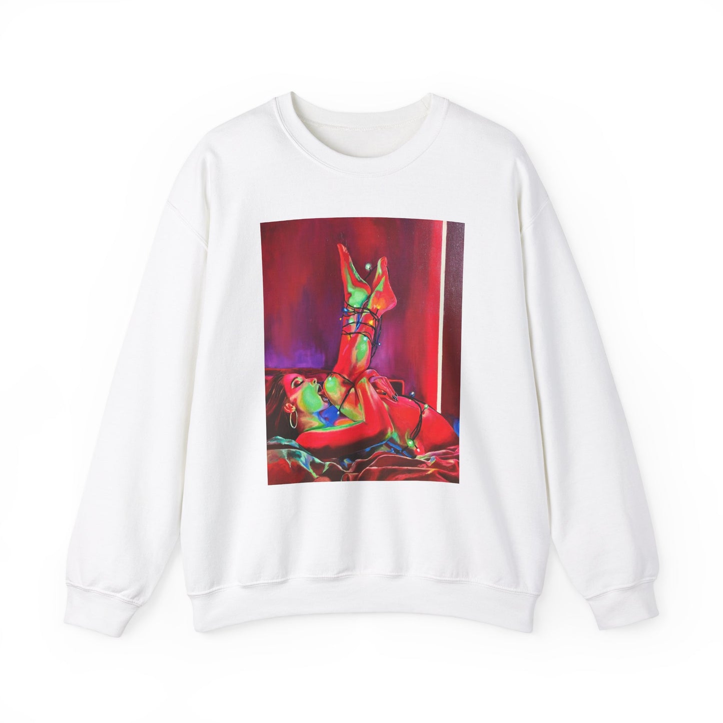 "XXXmas Lights" Unisex Heavy Blend™ Crewneck Sweatshirt