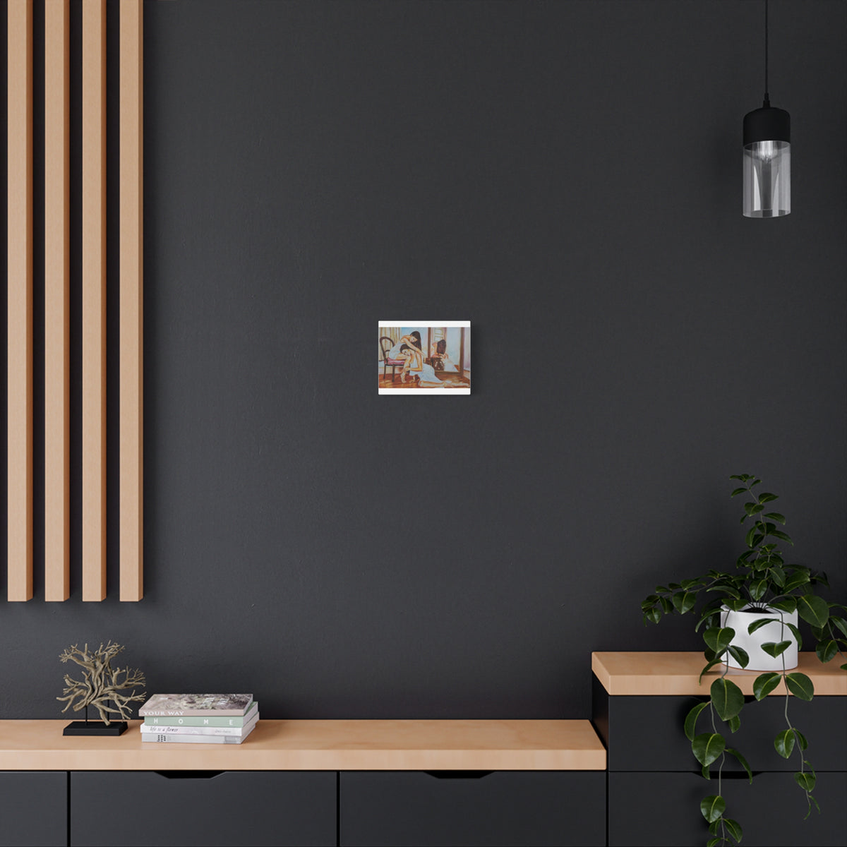 Divulgence" - Stretched Canvas Print Wall Art canvas art print mockup view 11