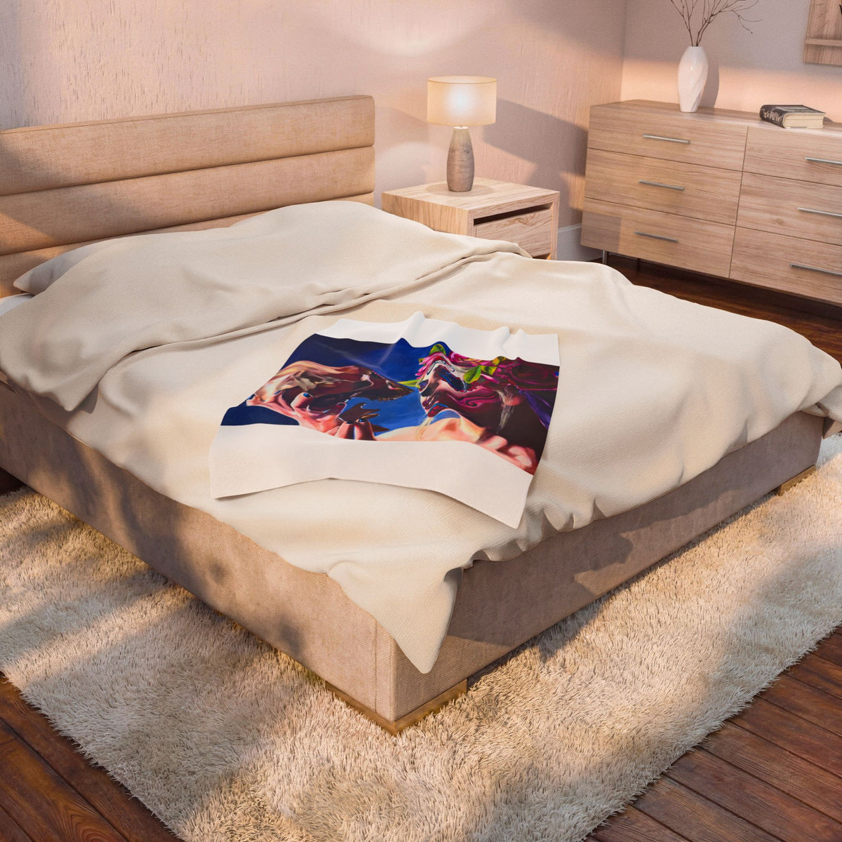 "Kiss of Death" Throw Blanket