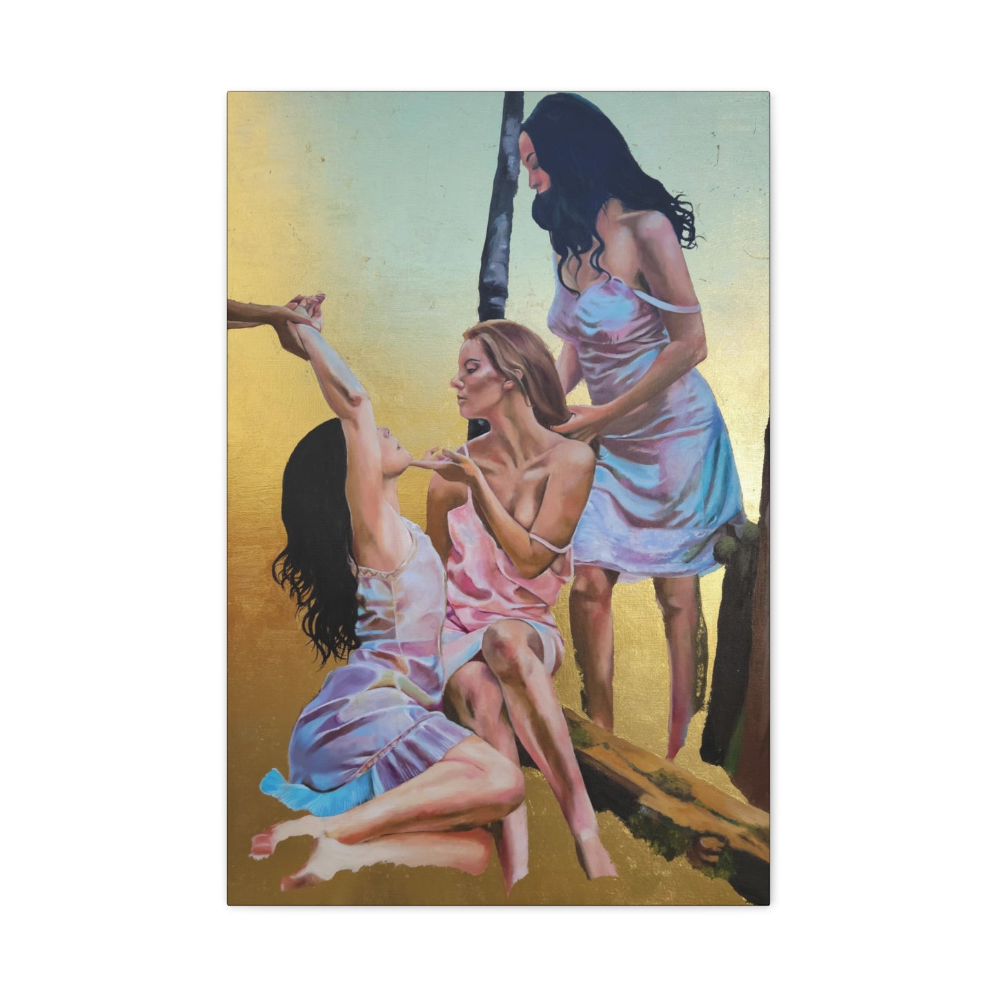 "The Three Graces" Canvas Print