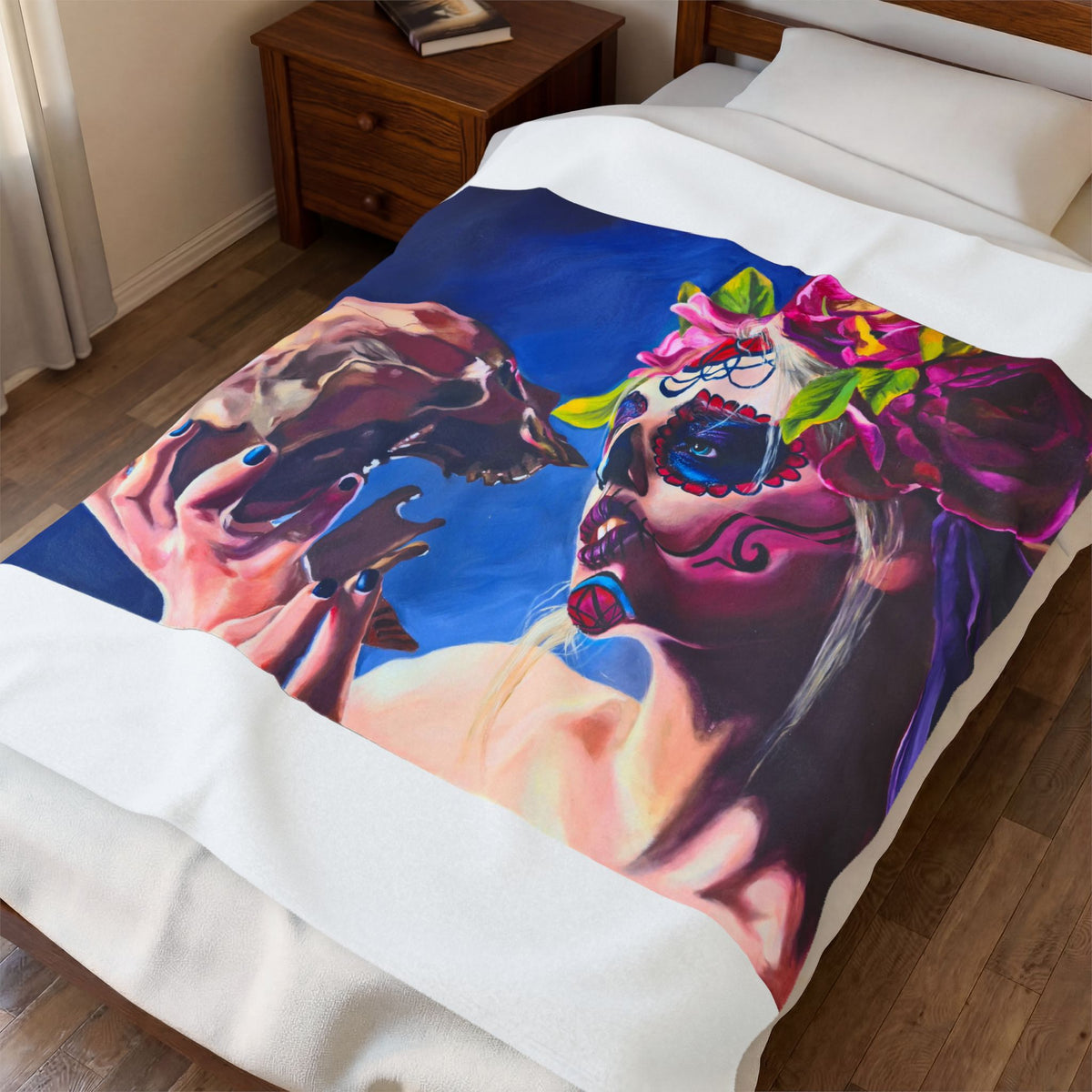 "Kiss of Death" Throw Blanket
