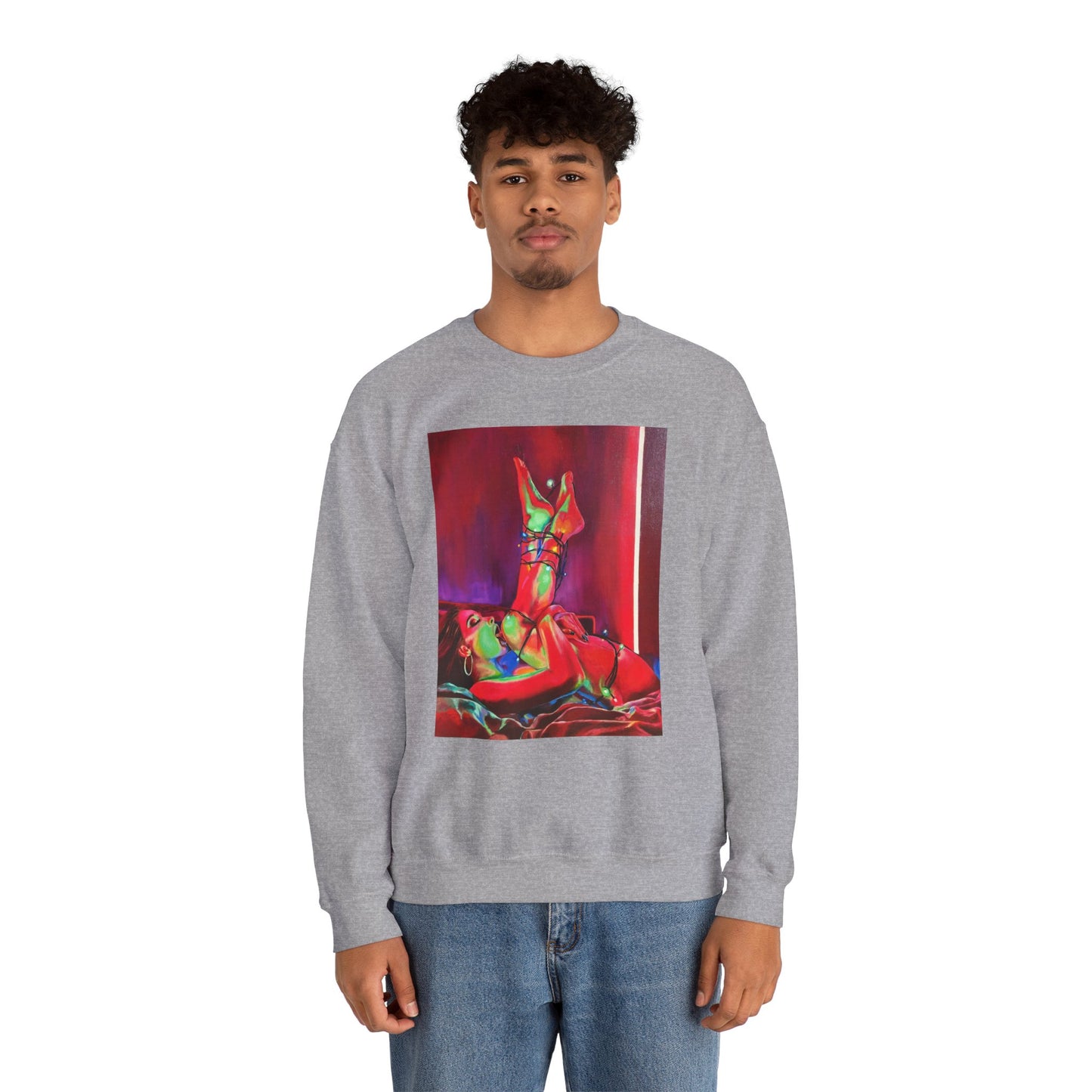 "XXXmas Lights" Unisex Heavy Blend™ Crewneck Sweatshirt