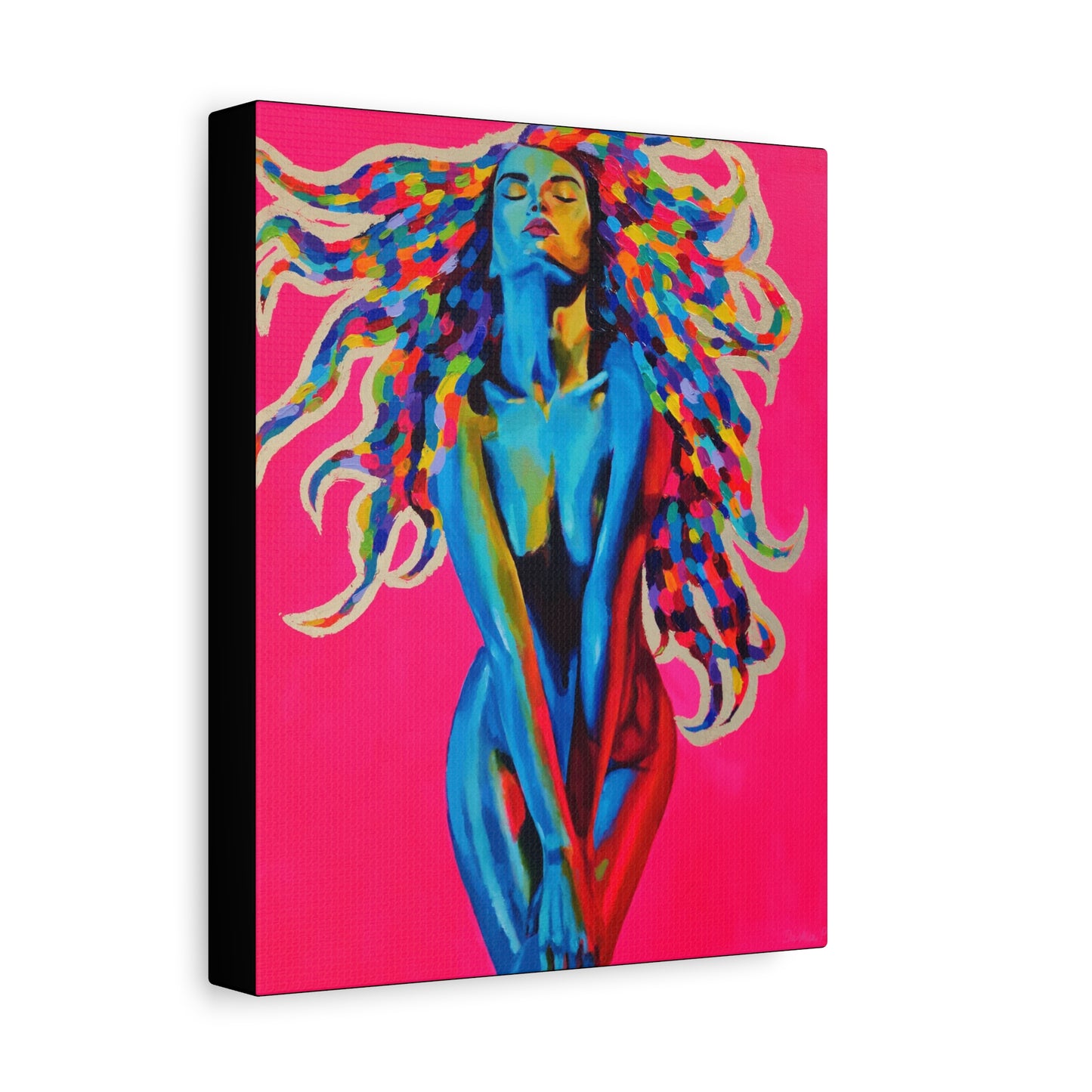 "Medusa" - Stretched Canvas Print Wall Art