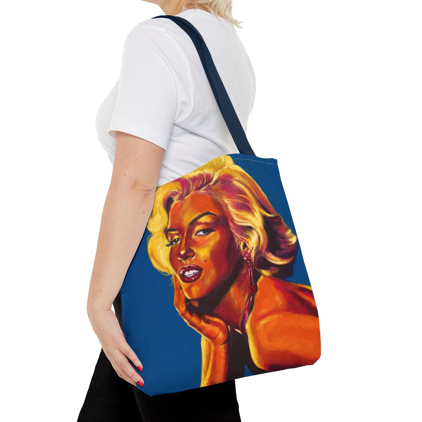Vibrant "Marylin Monroe" Art Tote Bag - Colorful Design for Everyday Use