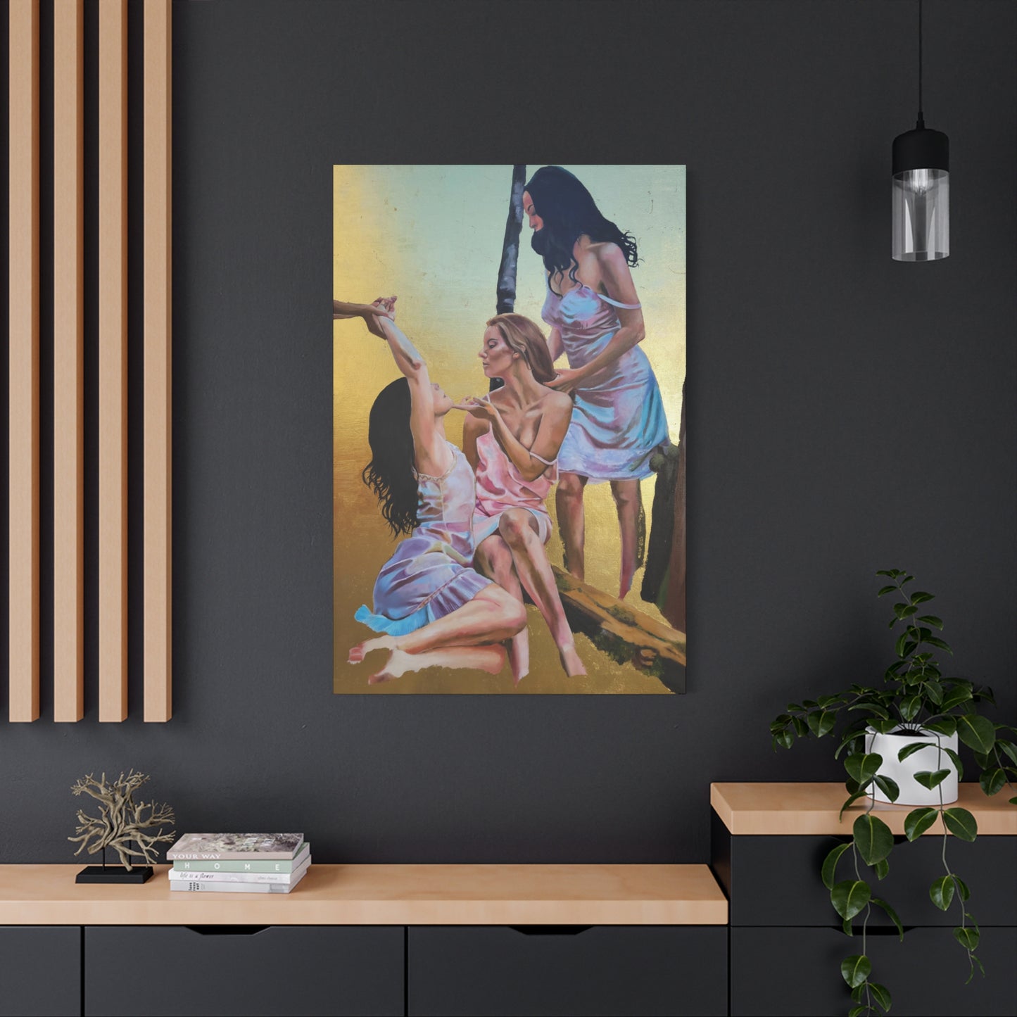 "The Three Graces" Canvas Print