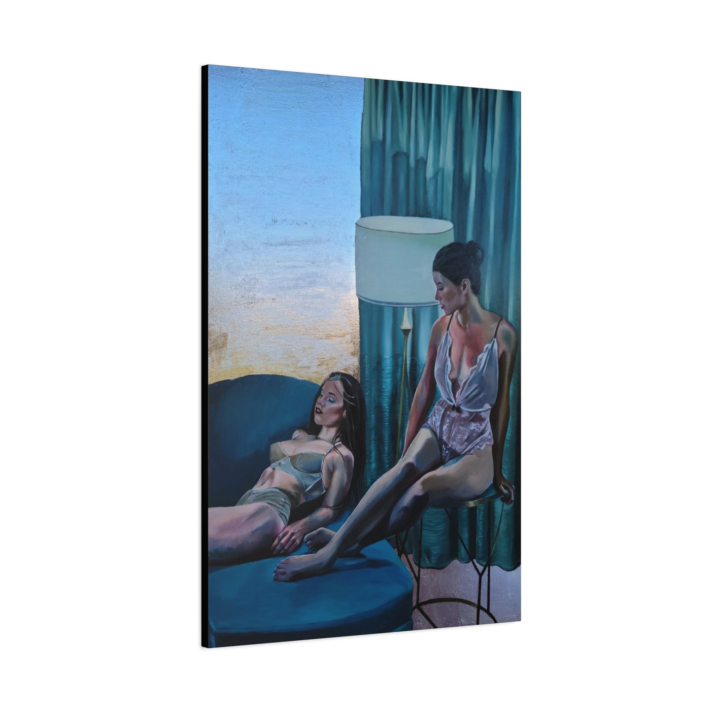 "Siesta" - Stretched Canvas Print Wall Art