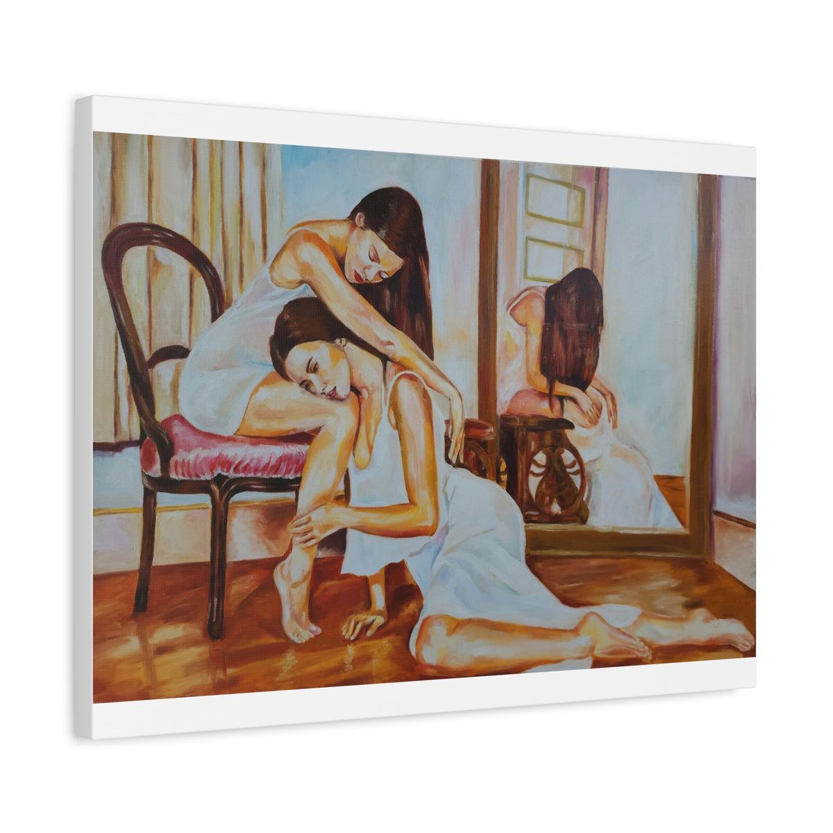 Divulgence" - Stretched Canvas Print Wall Art canvas art print mockup view 21