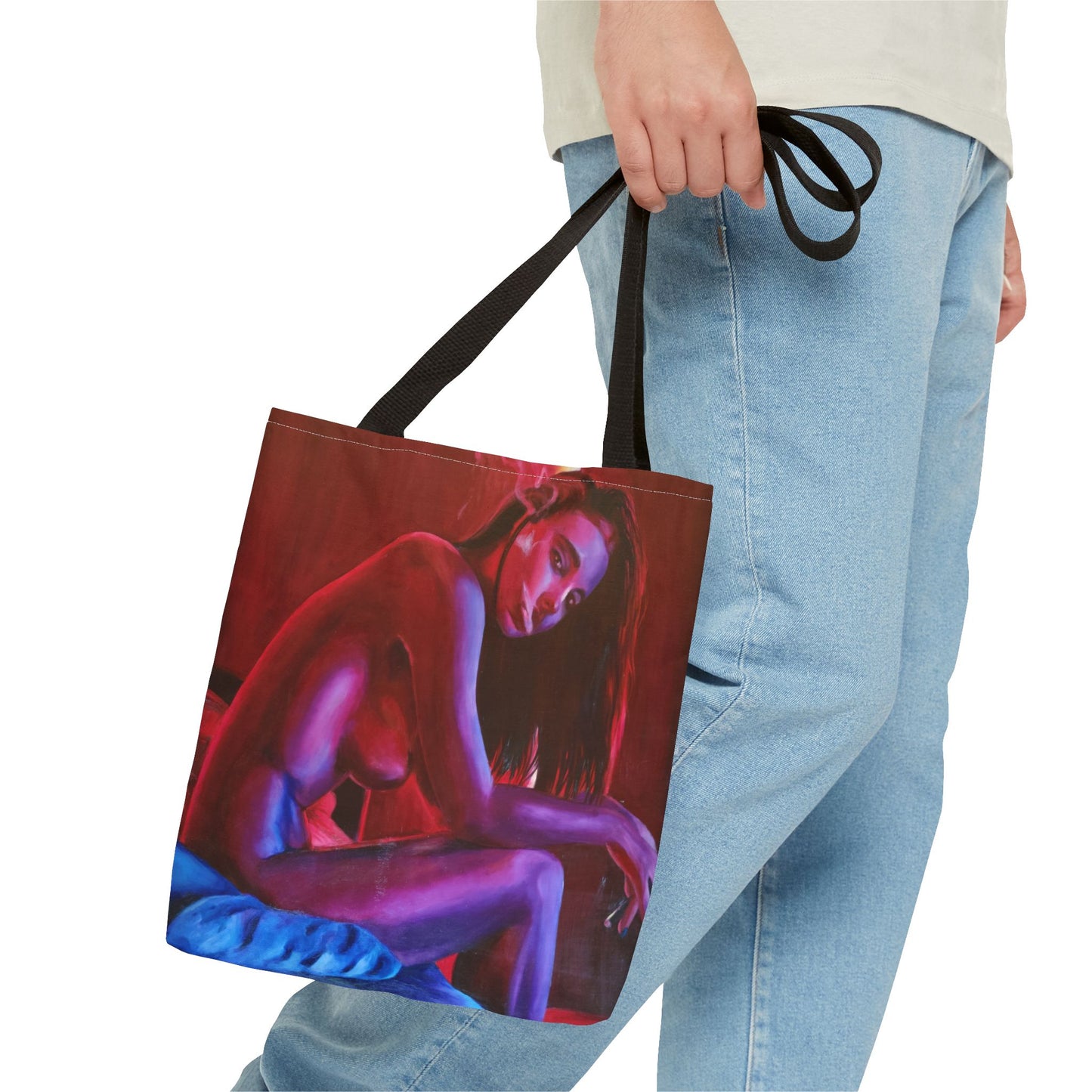 Vibrant "Fuego" Art Tote Bag - Colorful Design for Everyday Use