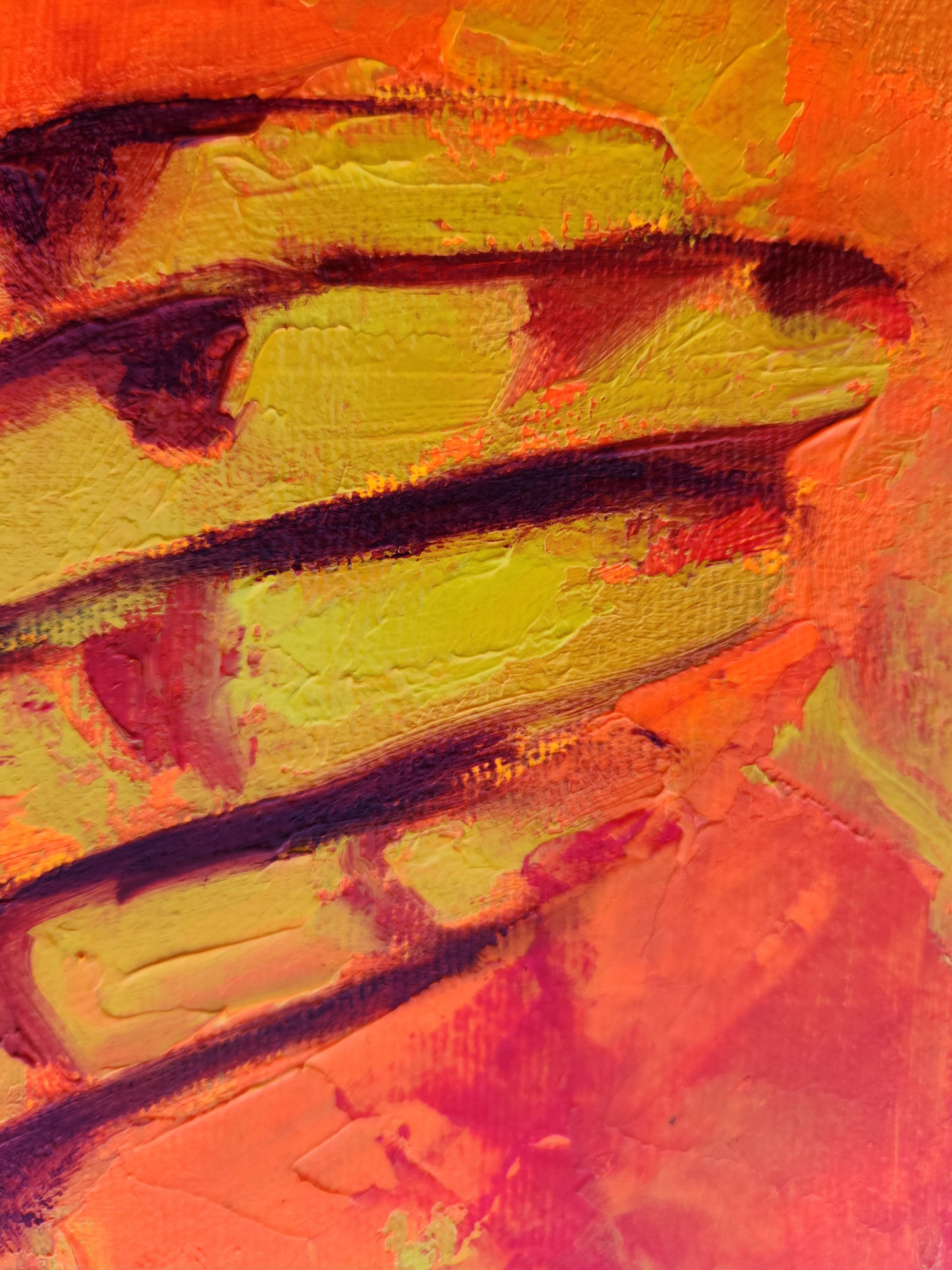 "Orange Bodyscape" Original Painting