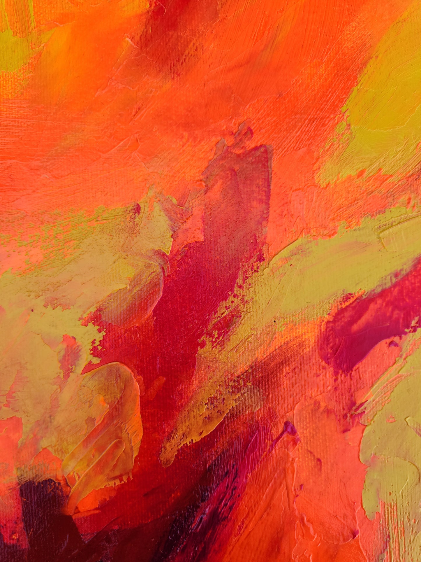 "Orange Bodyscape" Original Painting