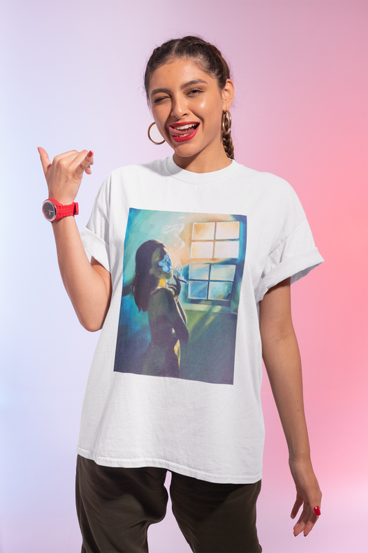 "Grüner Rauch" Unisex Heavy Cotton T-Shirt