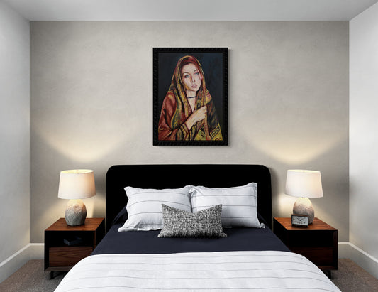 "Black Rose" Canvas Print