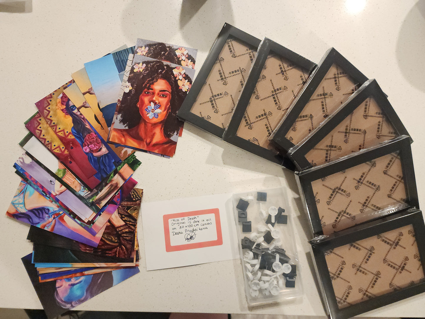 "Night Sky" Signed, Framed Print