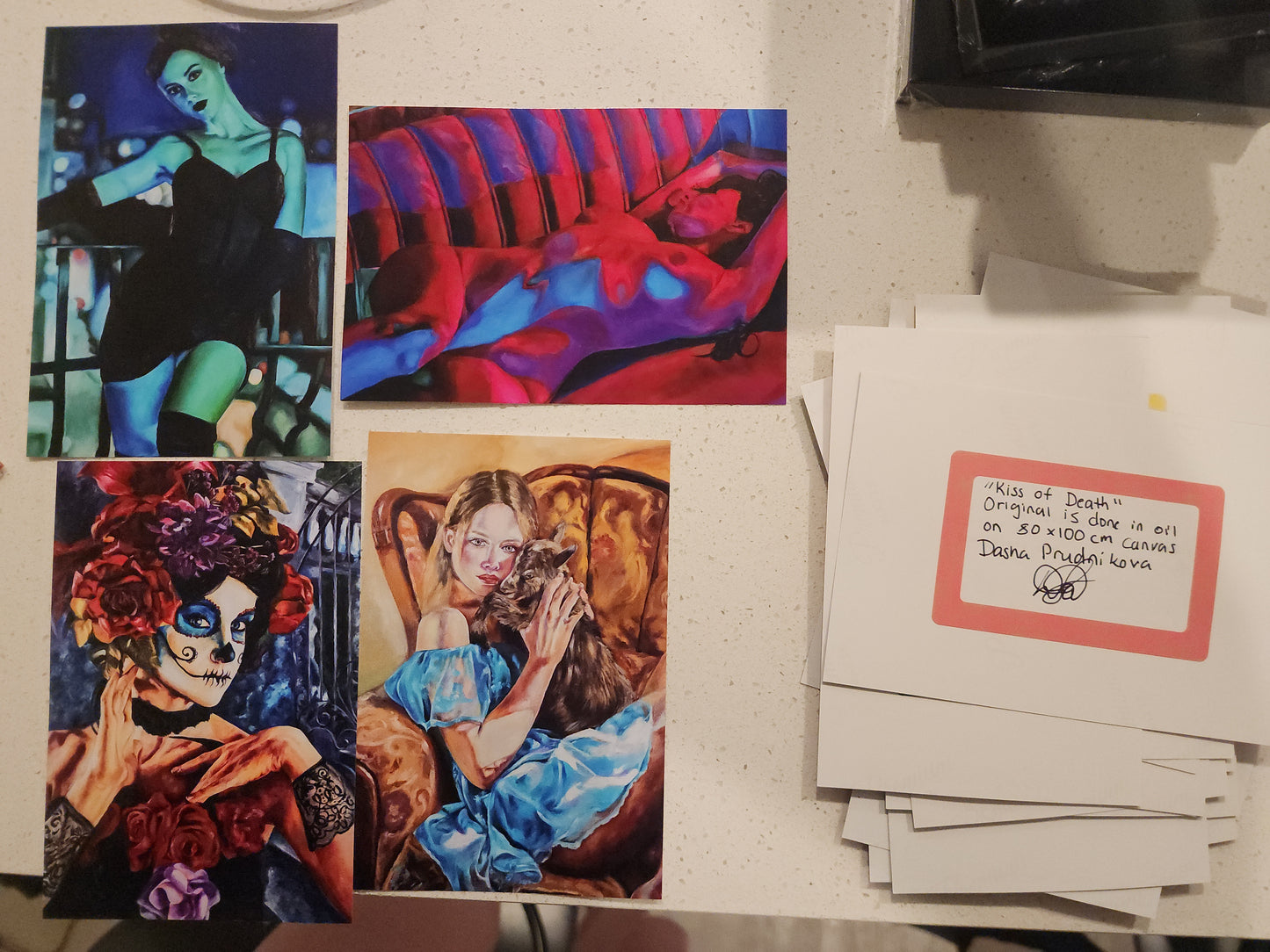 "Night Sky" Signed, Framed Print