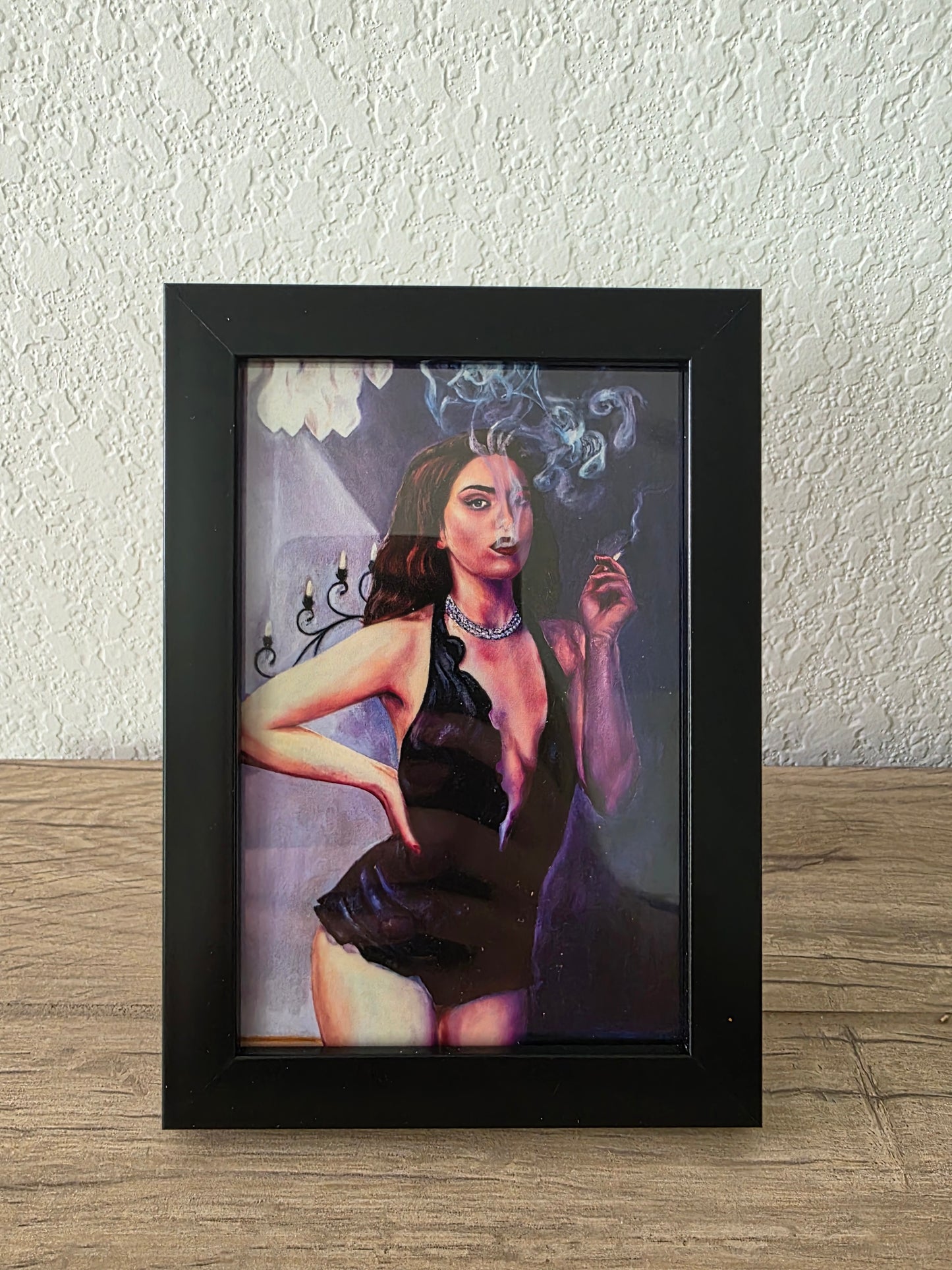 "Just a Hit" Signed, Framed Print