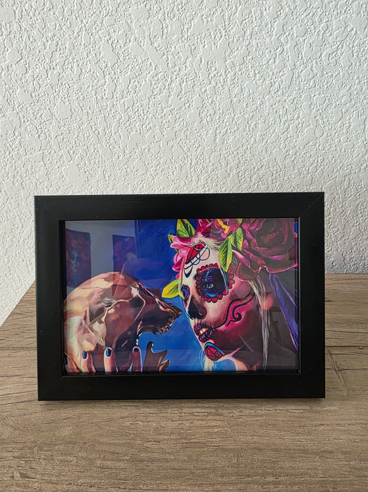 "Kiss of Death" Signed, Framed Print