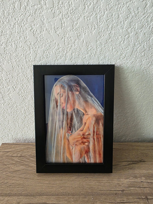 "Wrapped in Solitude" Signed, Framed Print