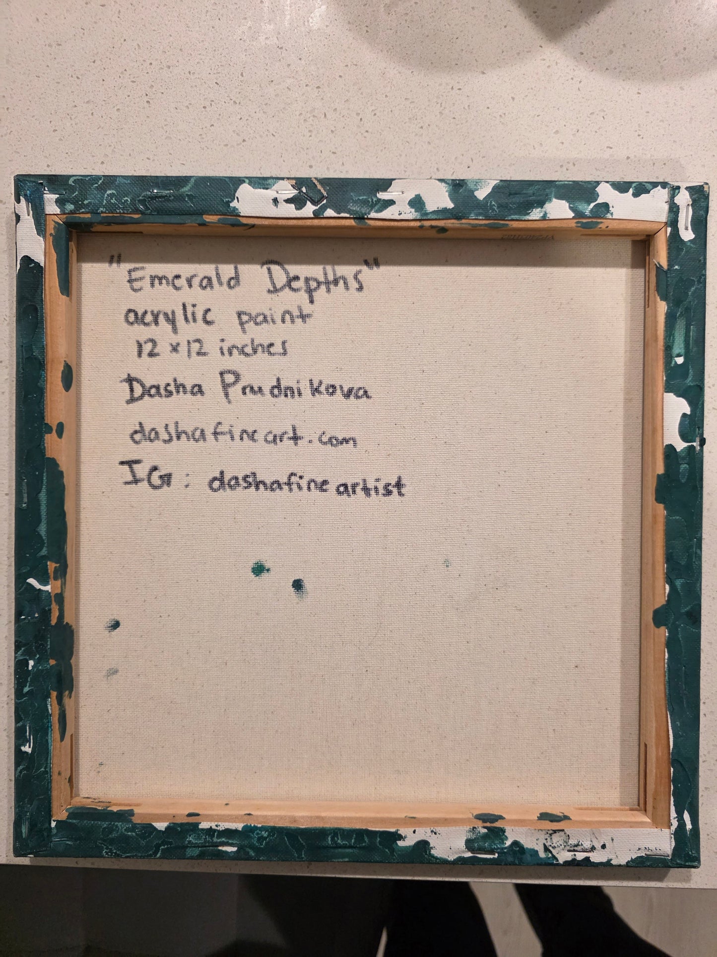 "Neptuns Labyrinth" Originalgemälde