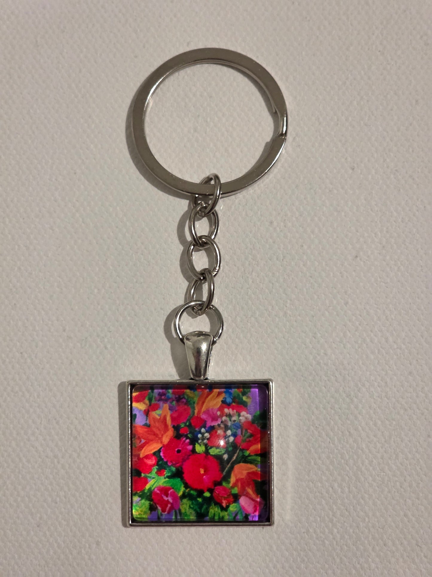 "Flower Burst" Keychain