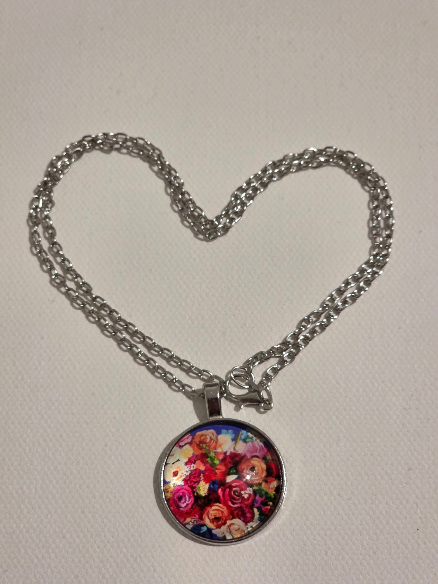 "Vibrant Bouquet" Pendant Necklace