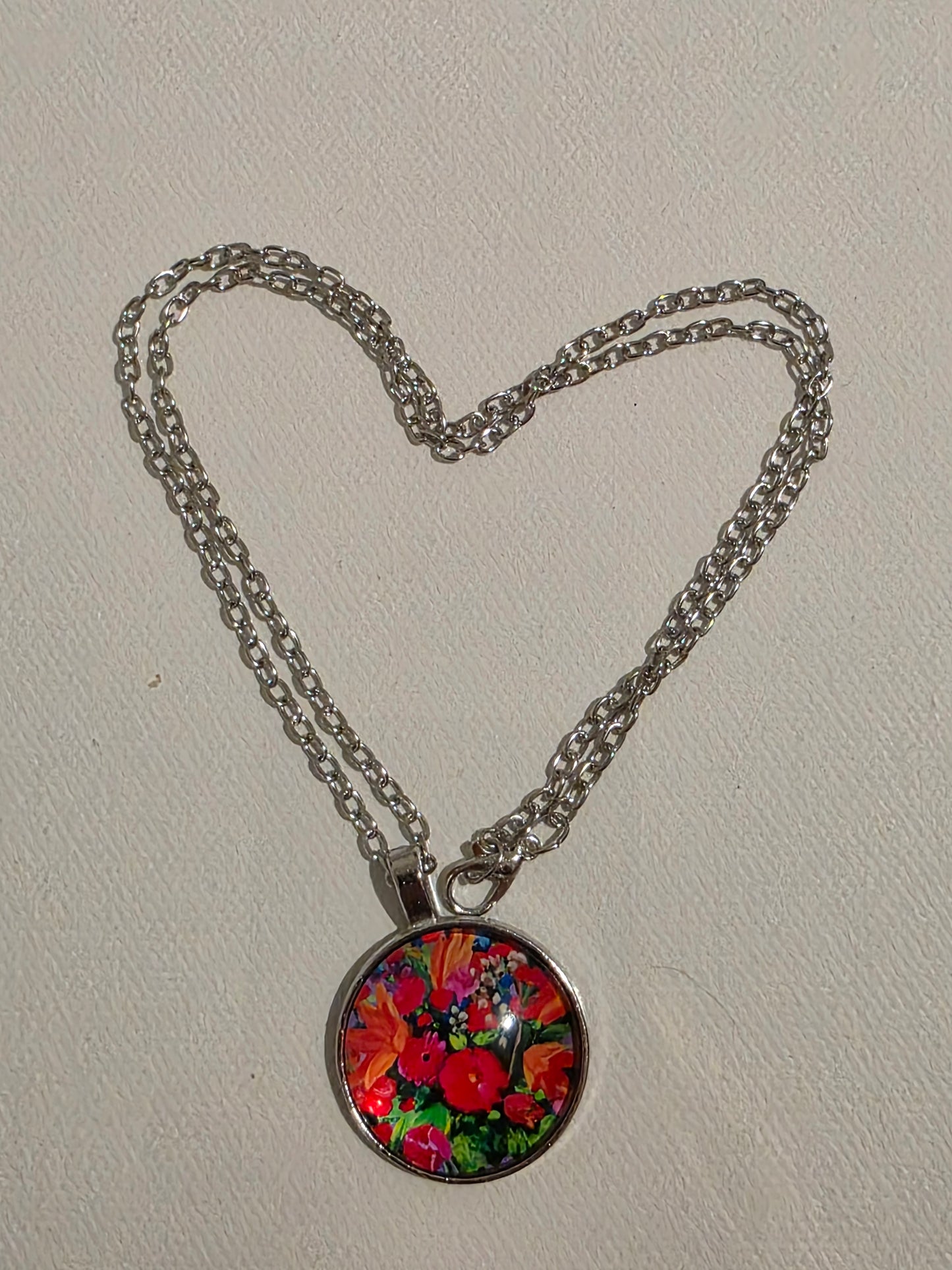 "Flower Burst" Pendant Necklace