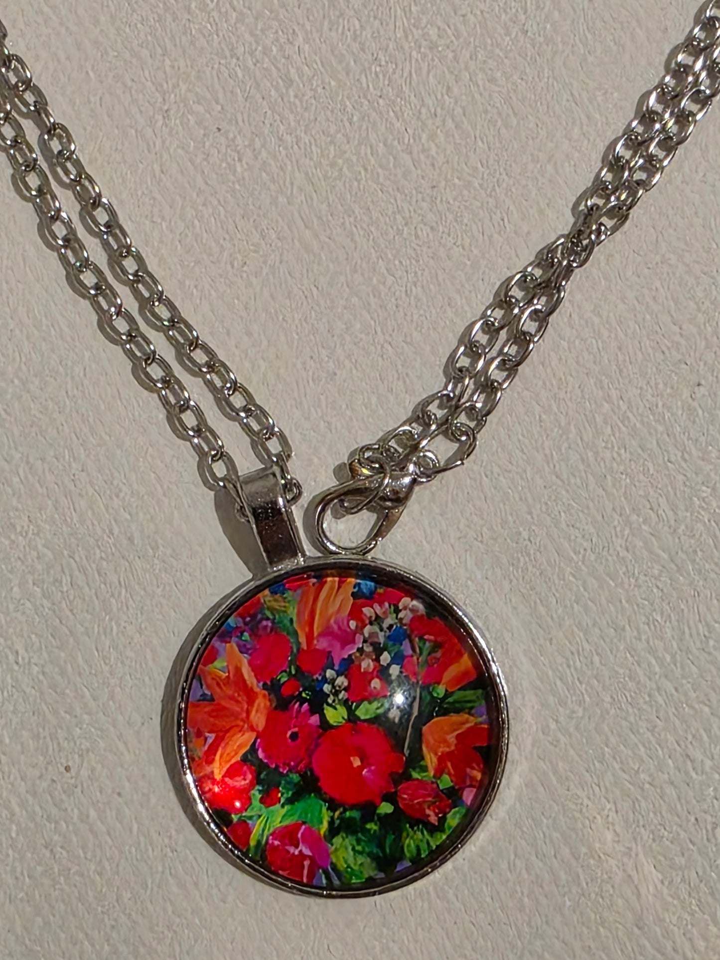 "Flower Burst" Pendant Necklace