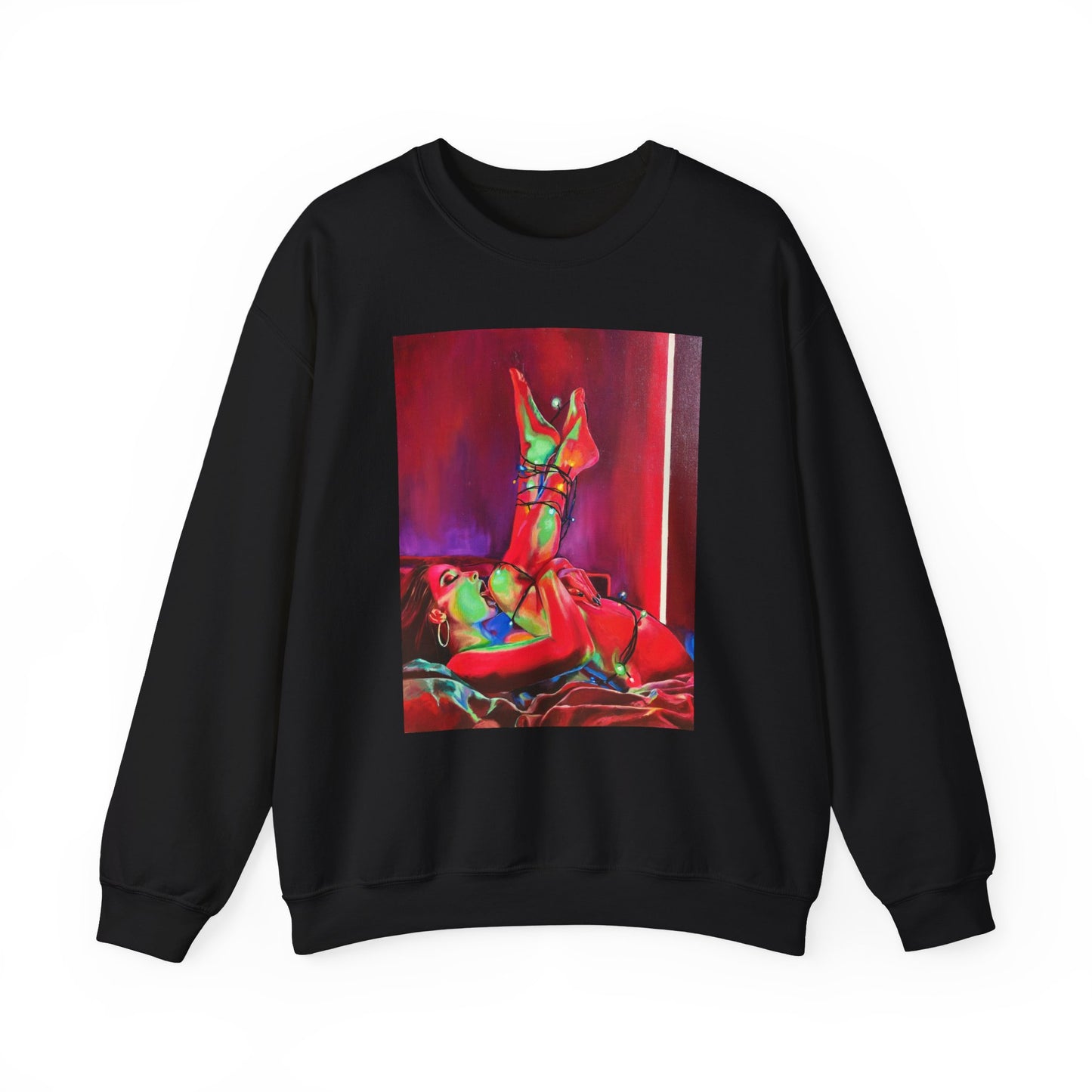 "XXXmas Lights" Unisex Heavy Blend™ Crewneck Sweatshirt