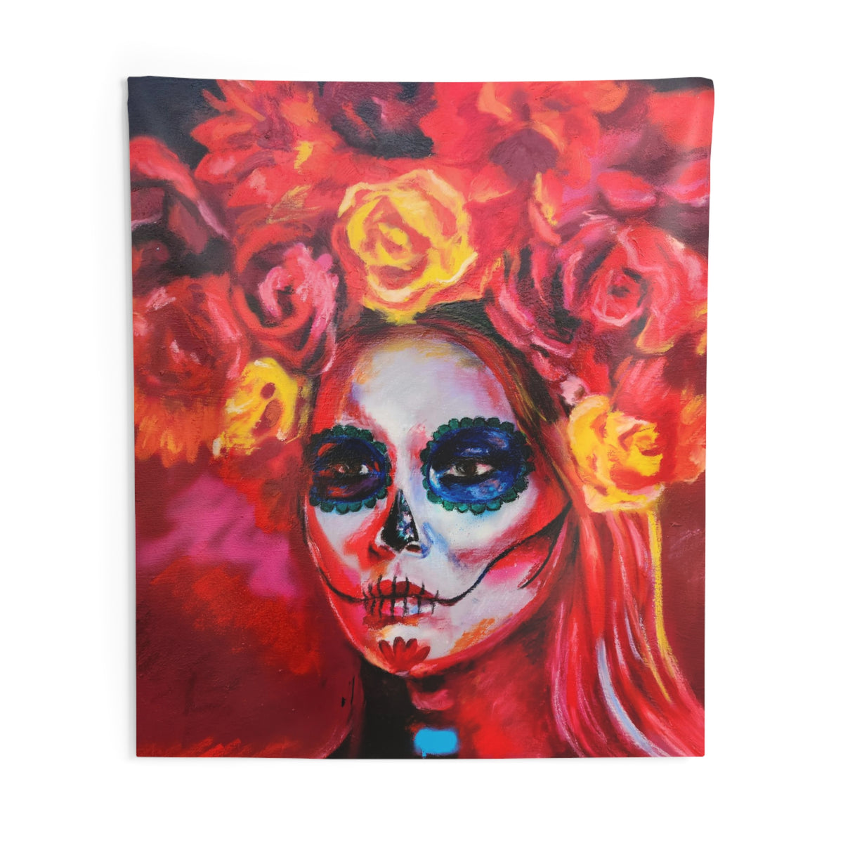 "Floral Fiesta" Tapestry