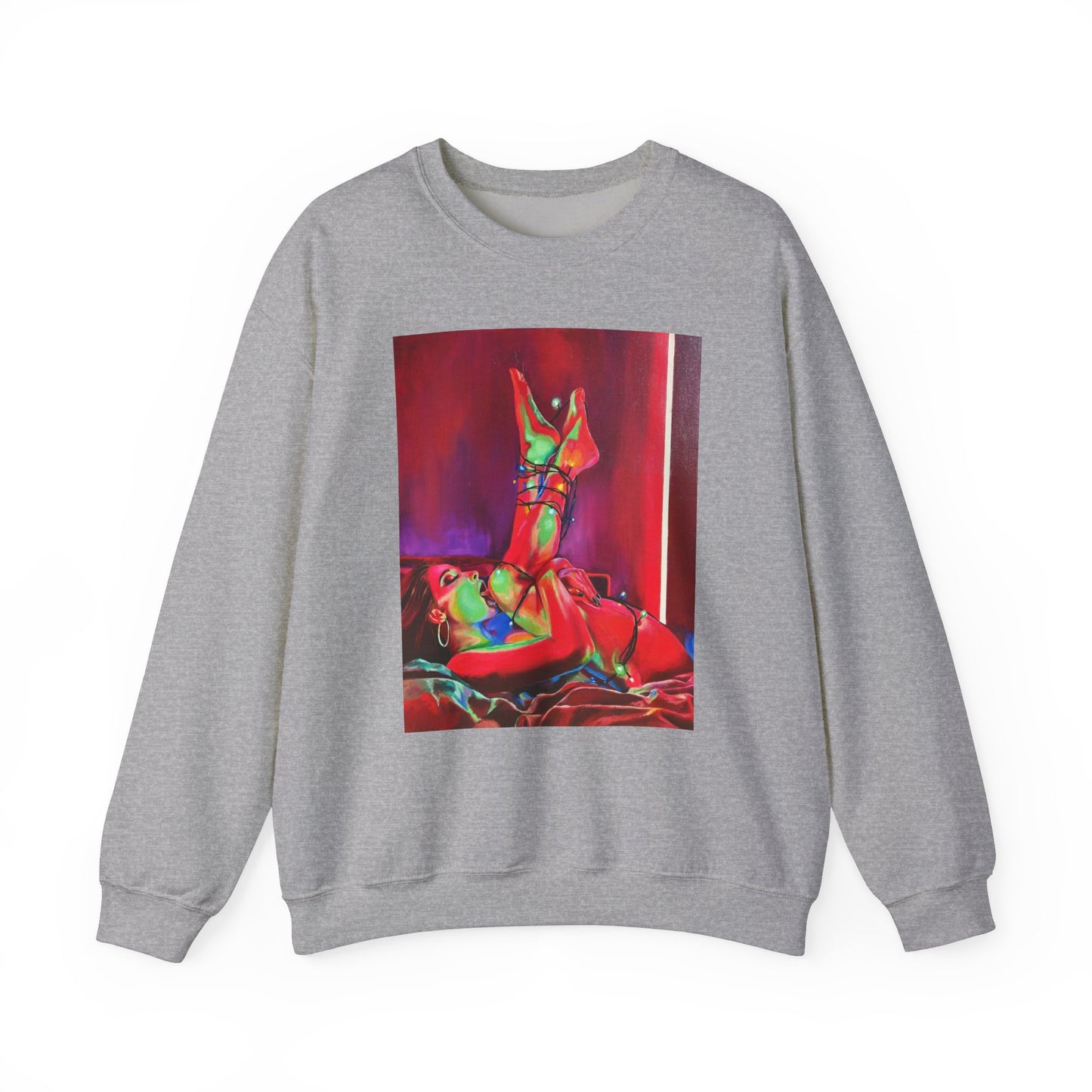 "XXXmas Lights" Unisex Heavy Blend™ Crewneck Sweatshirt