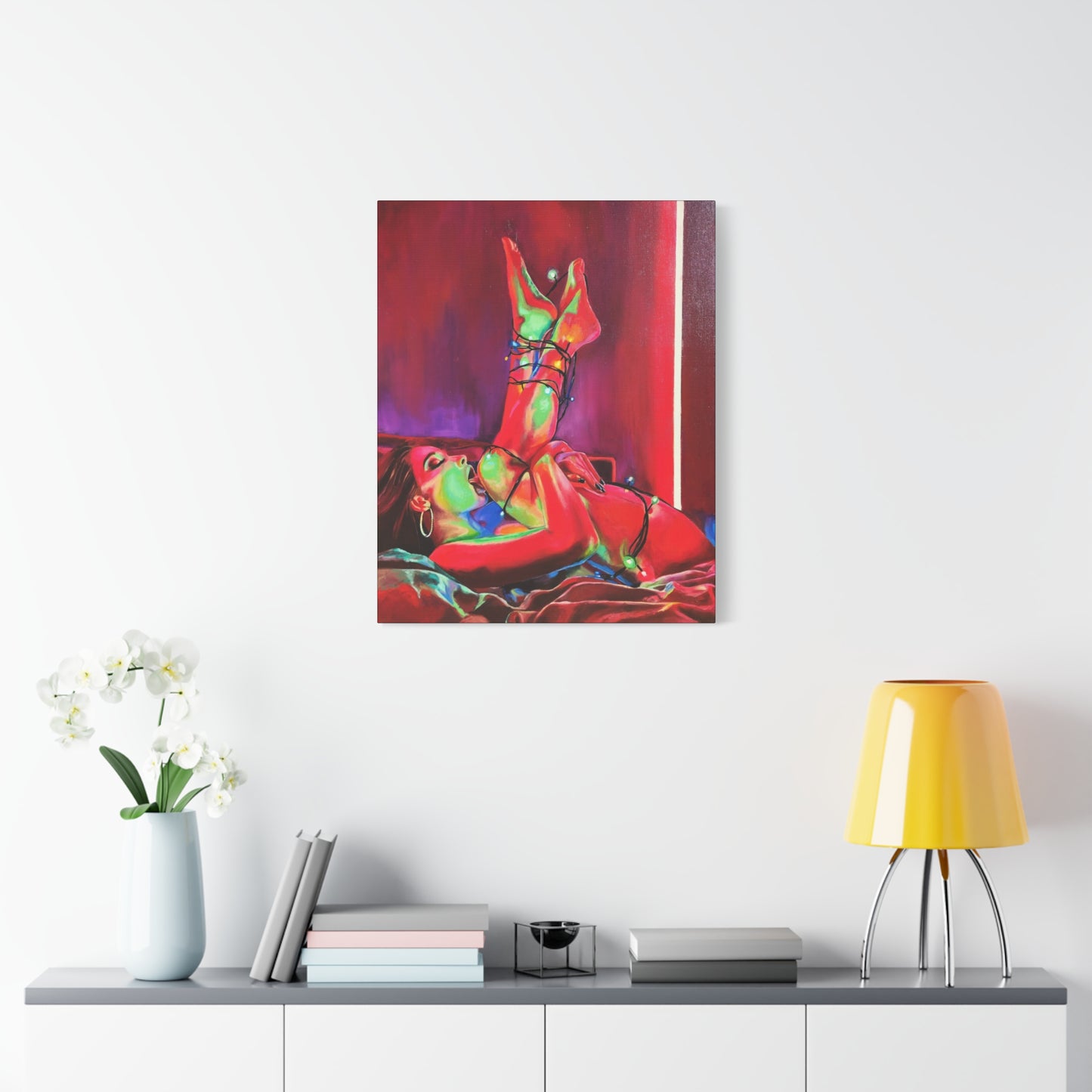 "XXXmas Lights" Canvas Print