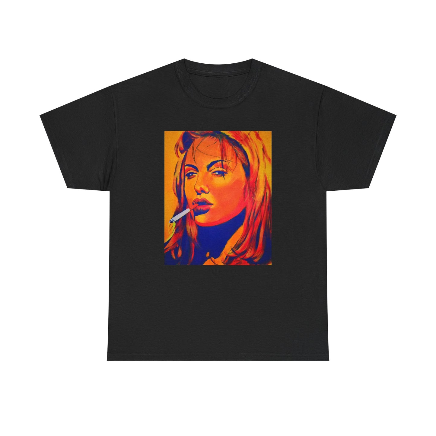 "Angelina Jolie from Girl, Interrupted" Unisex Heavy Cotton Tee