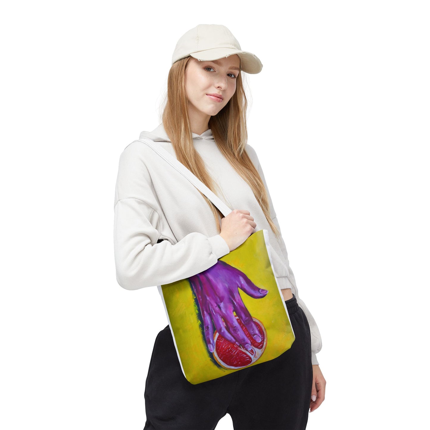 Vibrant "Fruitful" and "Sweet Pleasure" Art Tote Bag - Colorful Design for Everyday Use