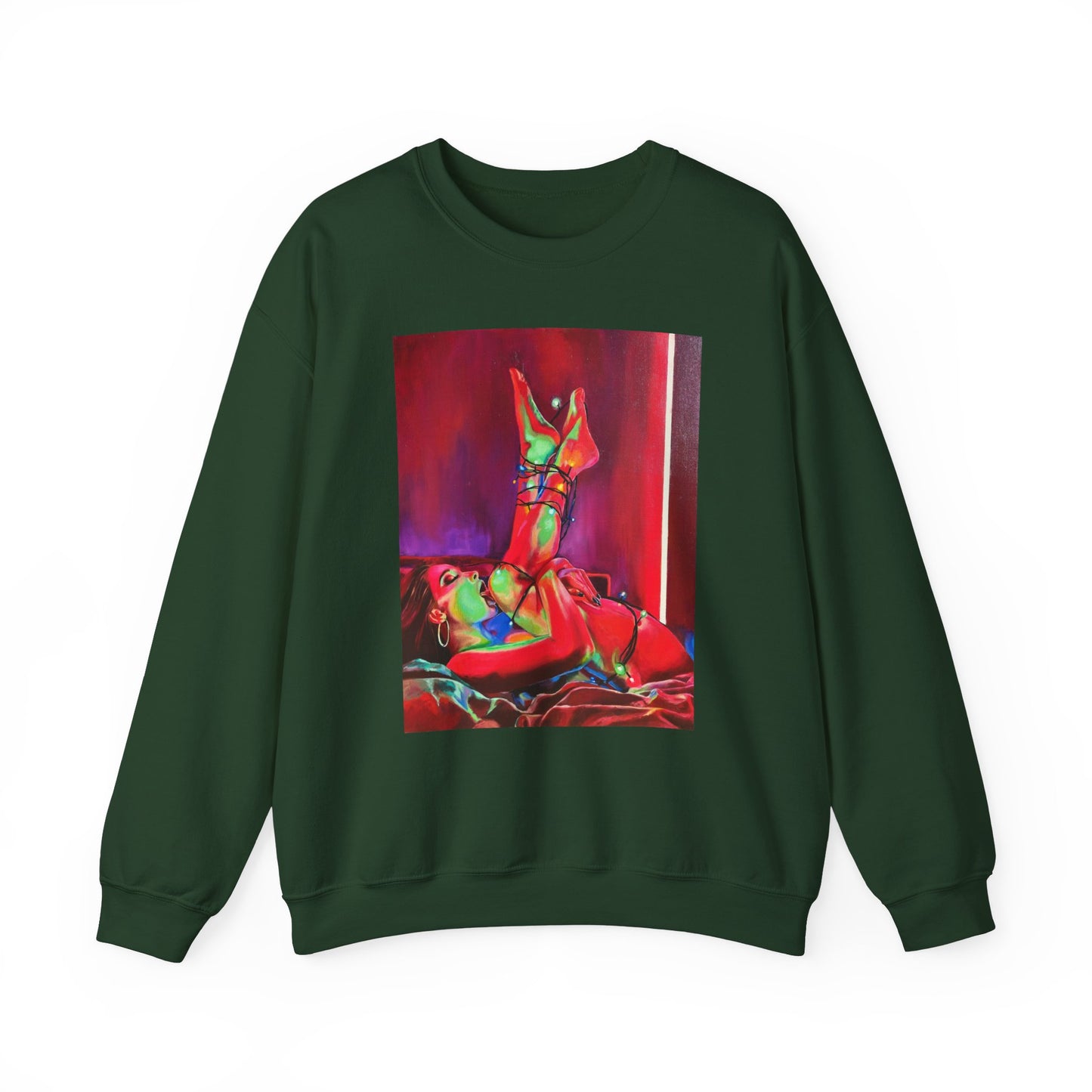 "XXXmas Lights" Unisex Heavy Blend™ Crewneck Sweatshirt