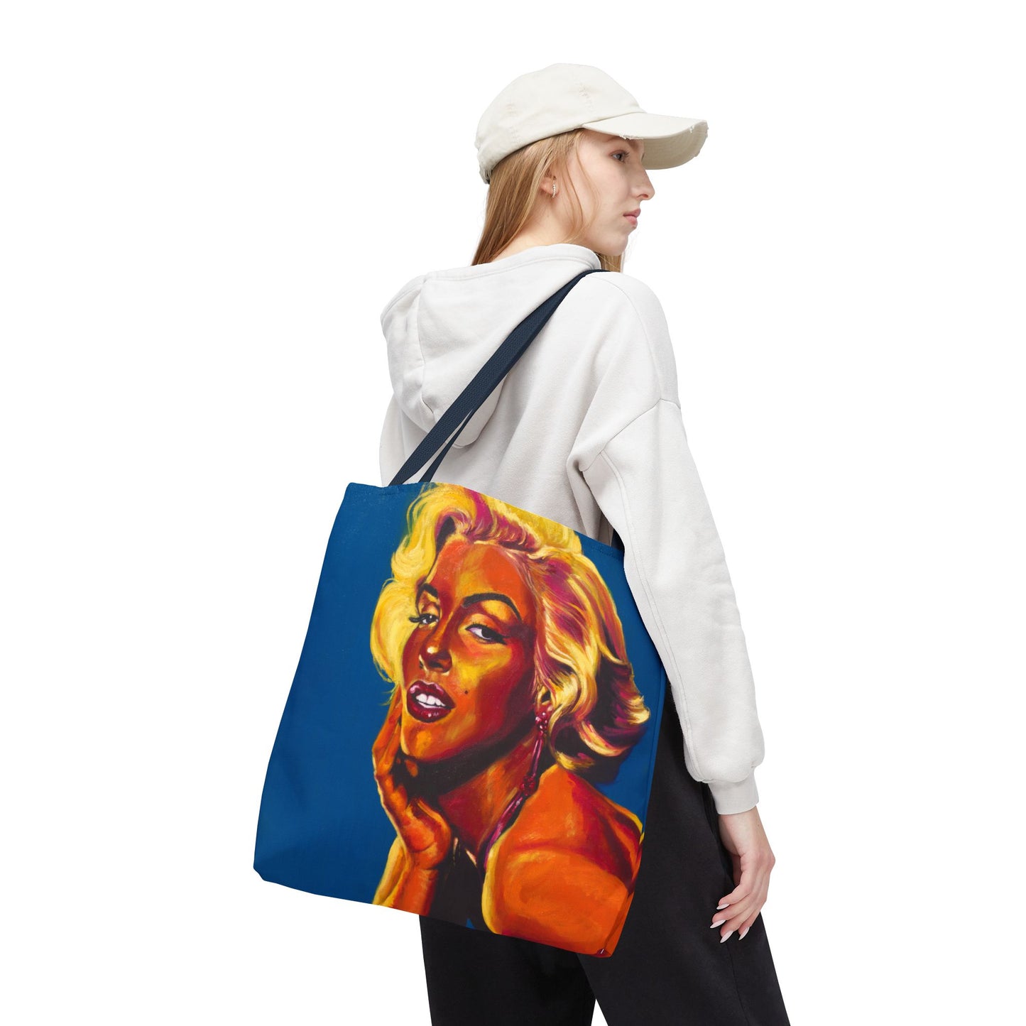 Vibrant "Marylin Monroe" Art Tote Bag - Colorful Design for Everyday Use