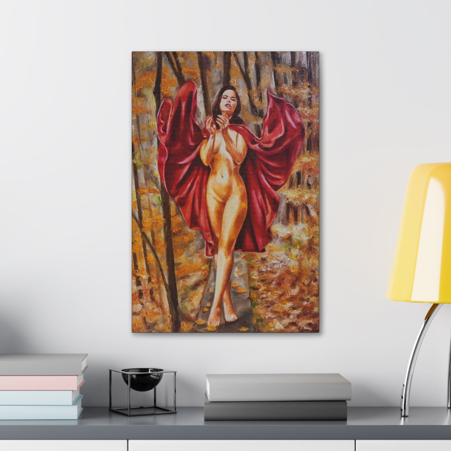 "Red Riding Hood" Canvas Print