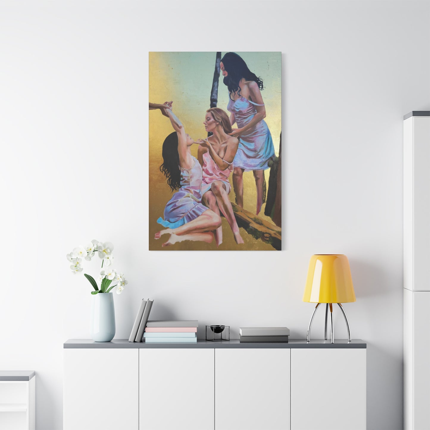 "The Three Graces" Canvas Print