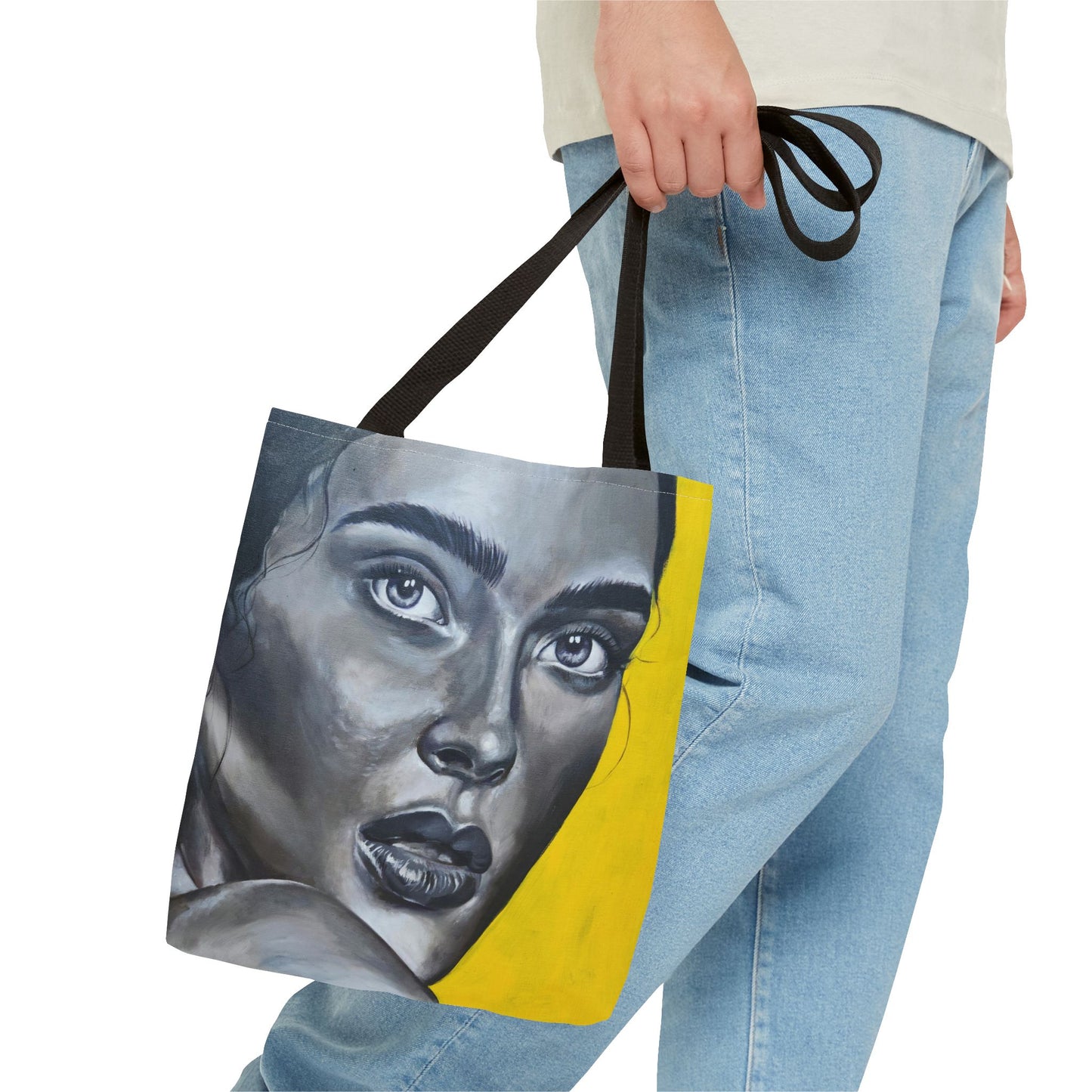 Vibrant "Allure" Art Tote Bag - Colorful Design for Everyday Use
