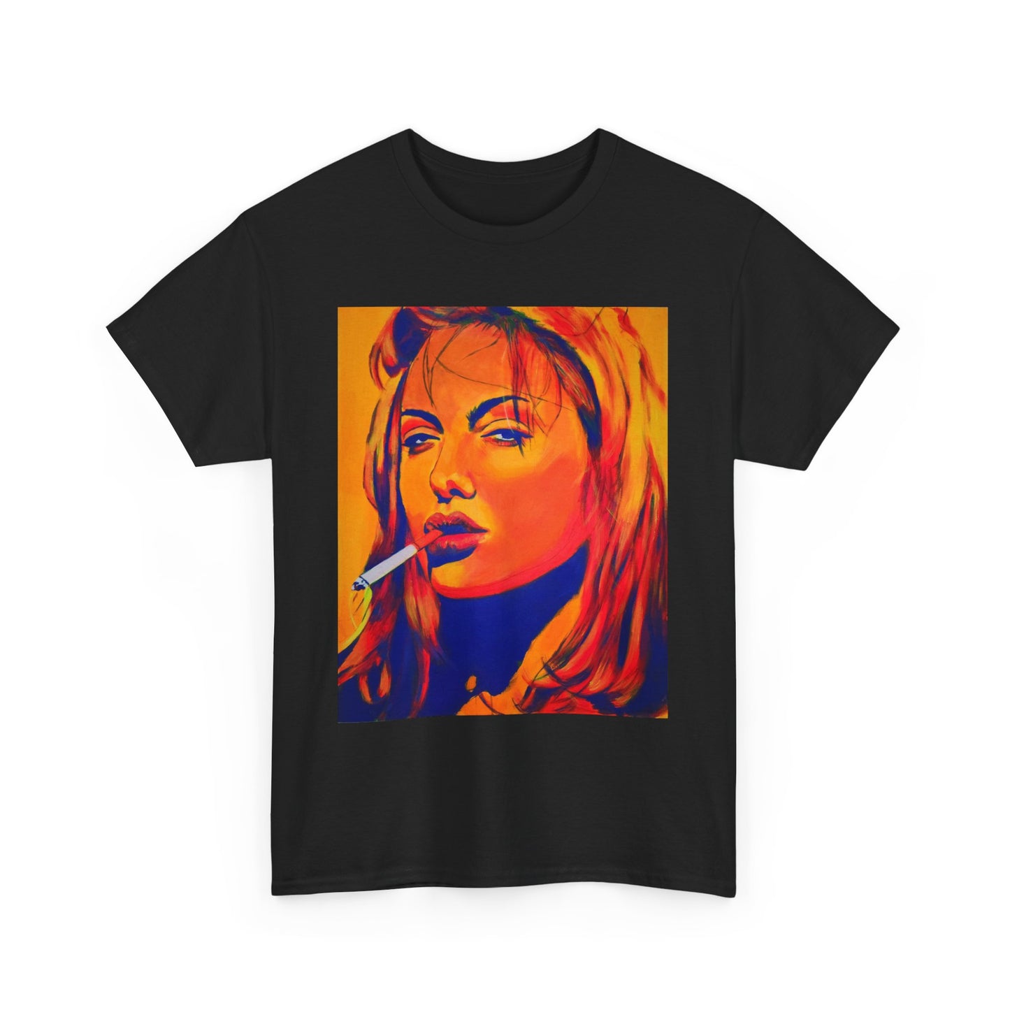 "Angelina Jolie from Girl, Interrupted" Unisex Heavy Cotton Tee