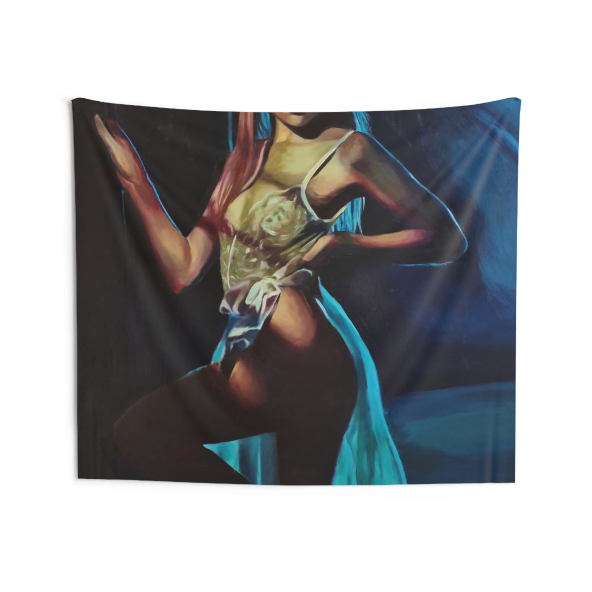 "Clown Girl" Tapestry