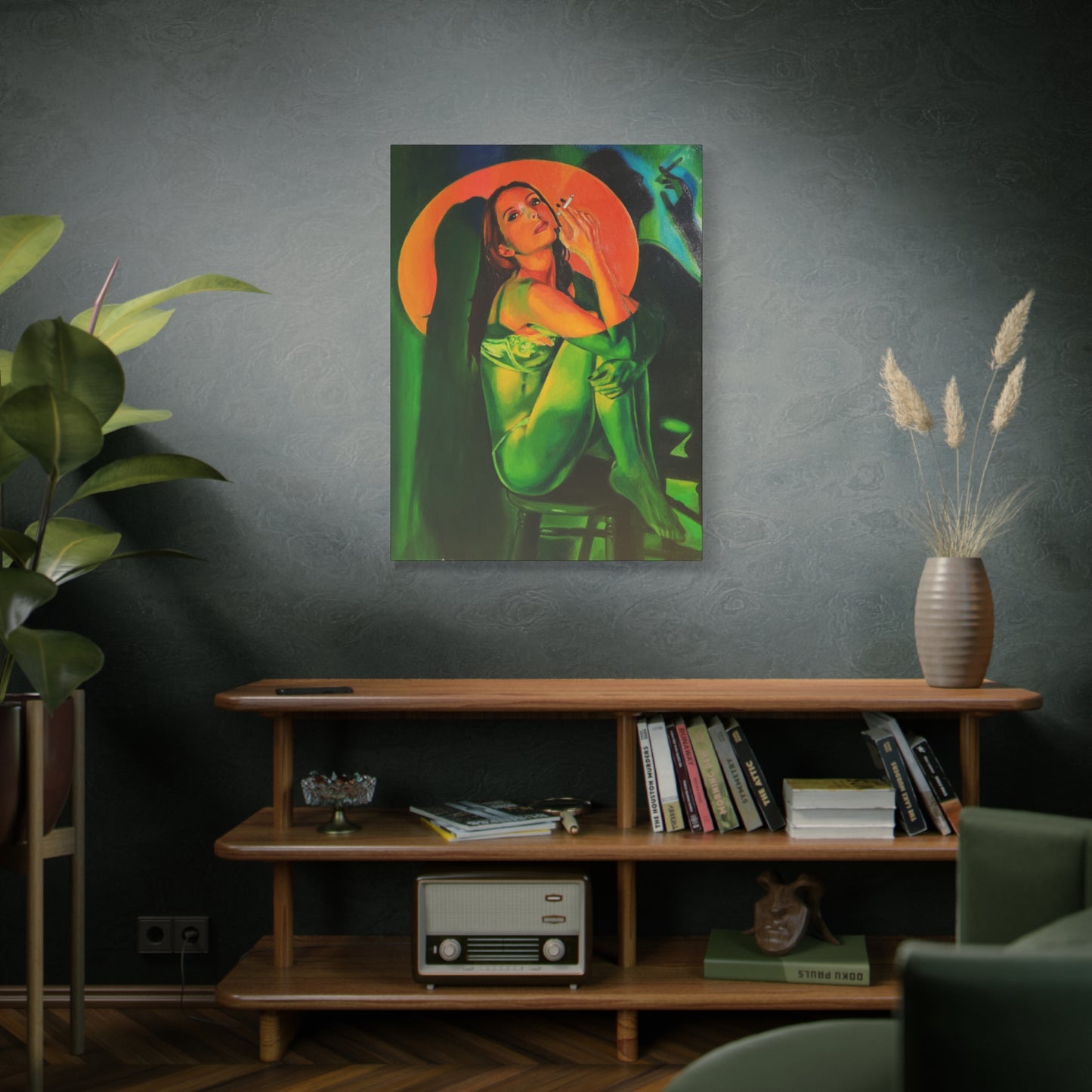 "Moon Magic" - Stretched Canvas Print Wall Art