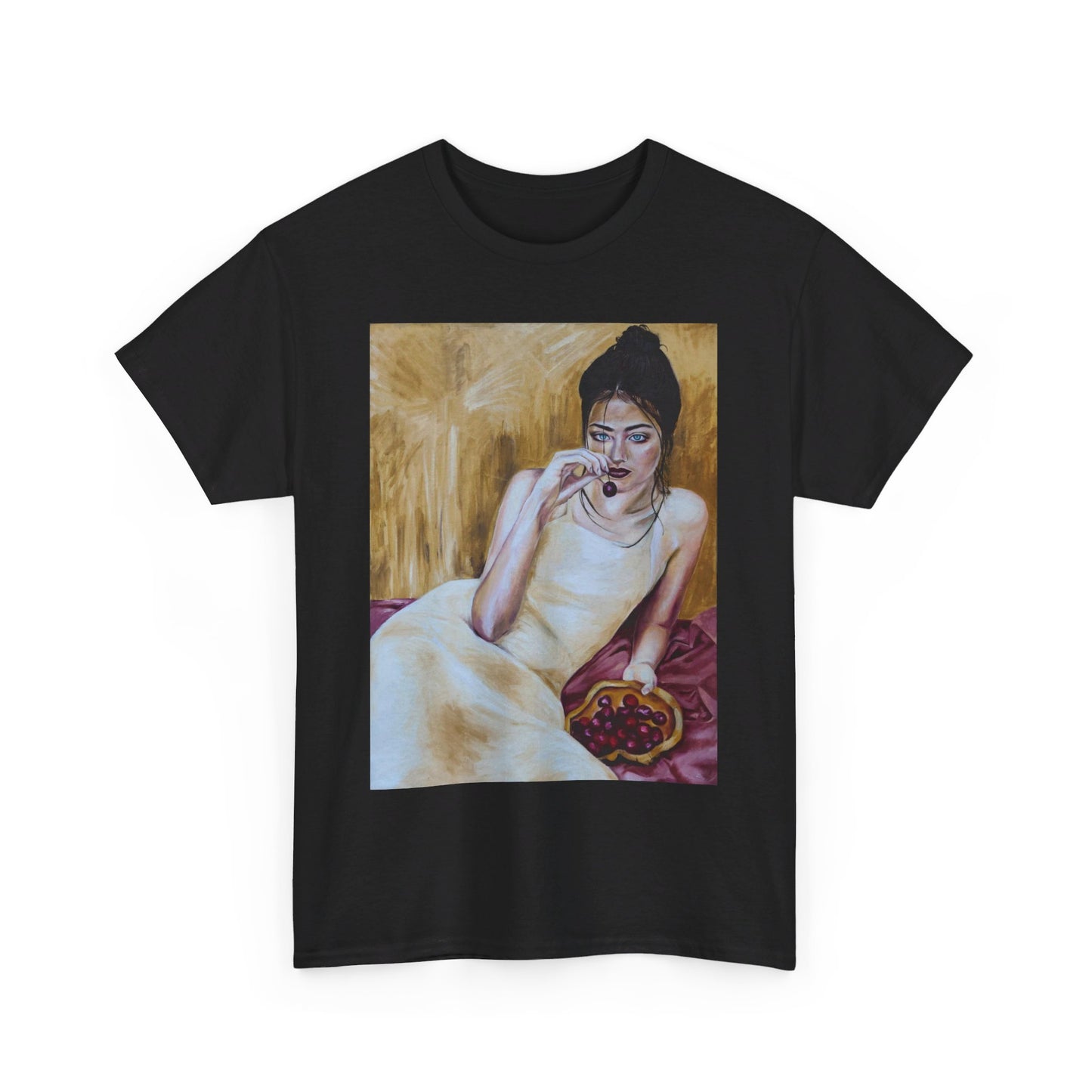 "Basket of Cherries" Unisex Heavy Cotton Tee