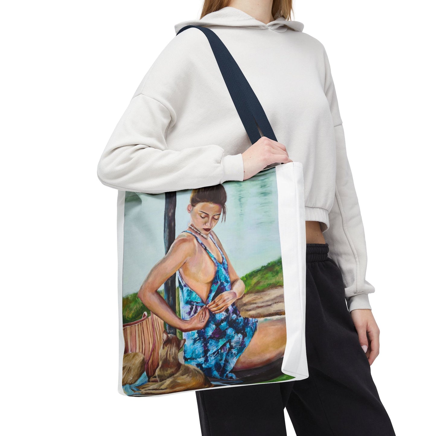Vibrant "Summer Day" Art Tote Bag - Colorful Design for Everyday Use