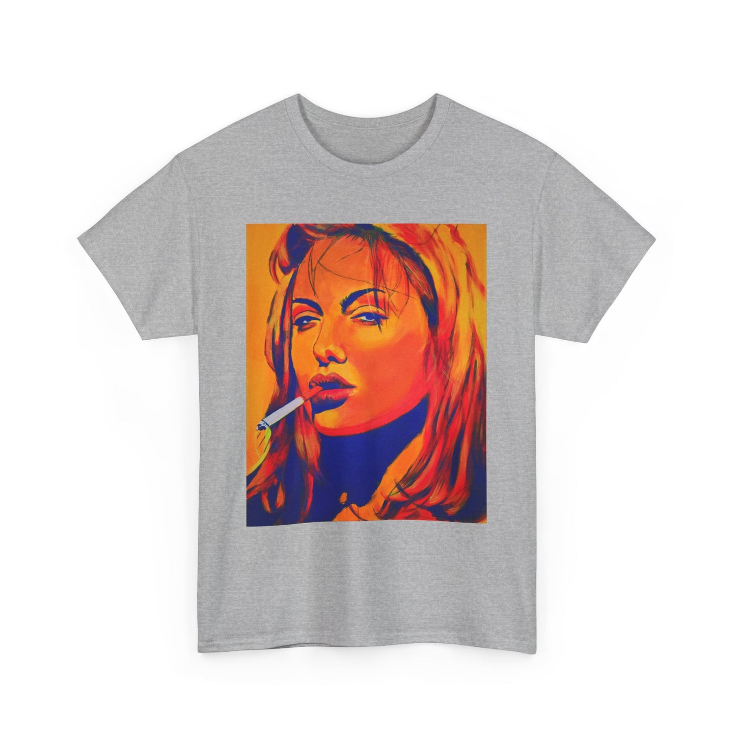 "Angelina Jolie from Girl, Interrupted" Unisex Heavy Cotton Tee