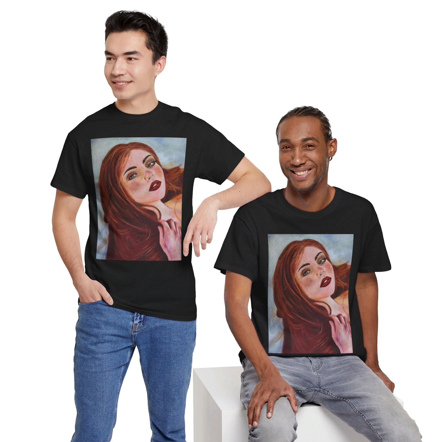 "Rosy Cheeks" Unisex Heavy Cotton Tee