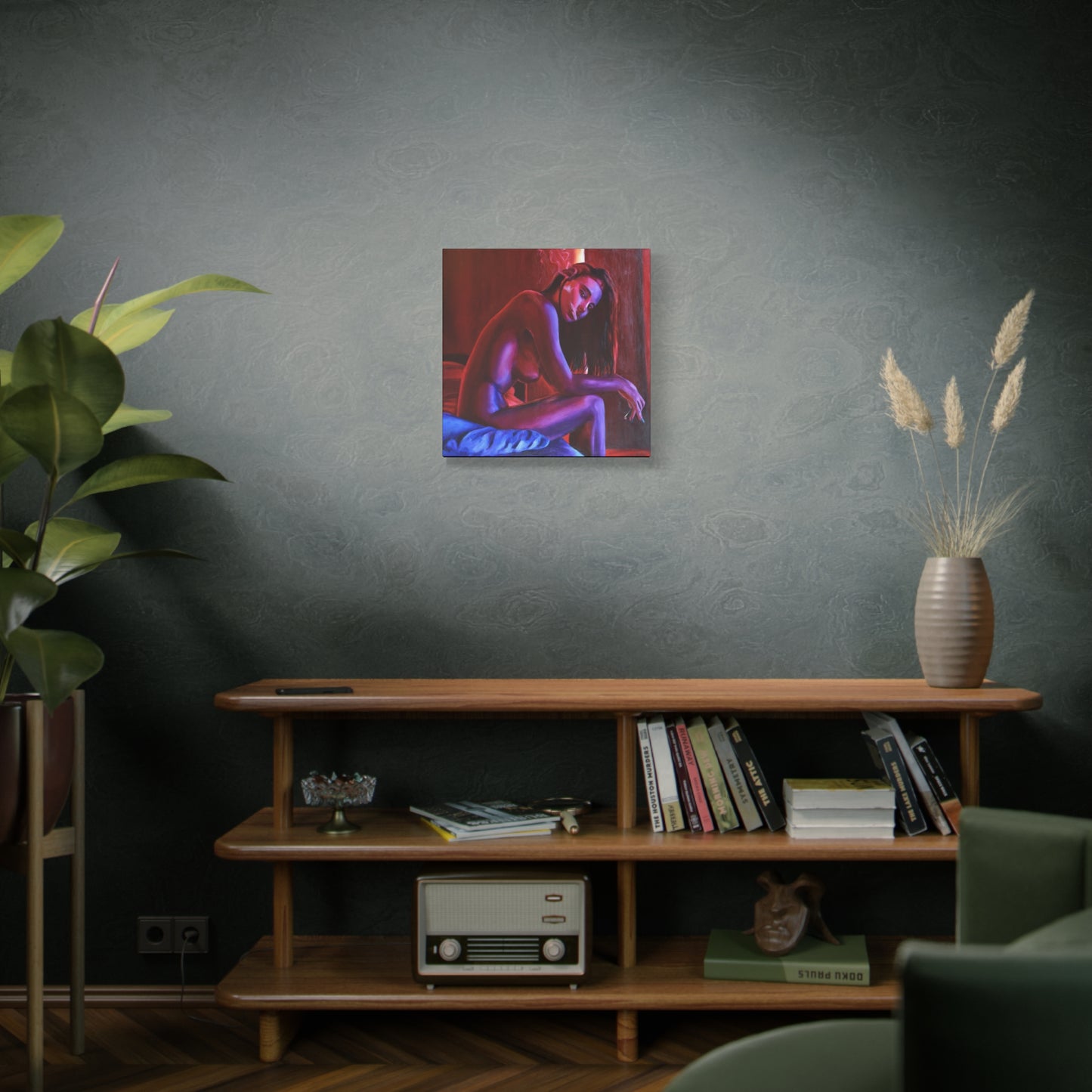 "Fuego" - Stretched Canvas Print Wall Art