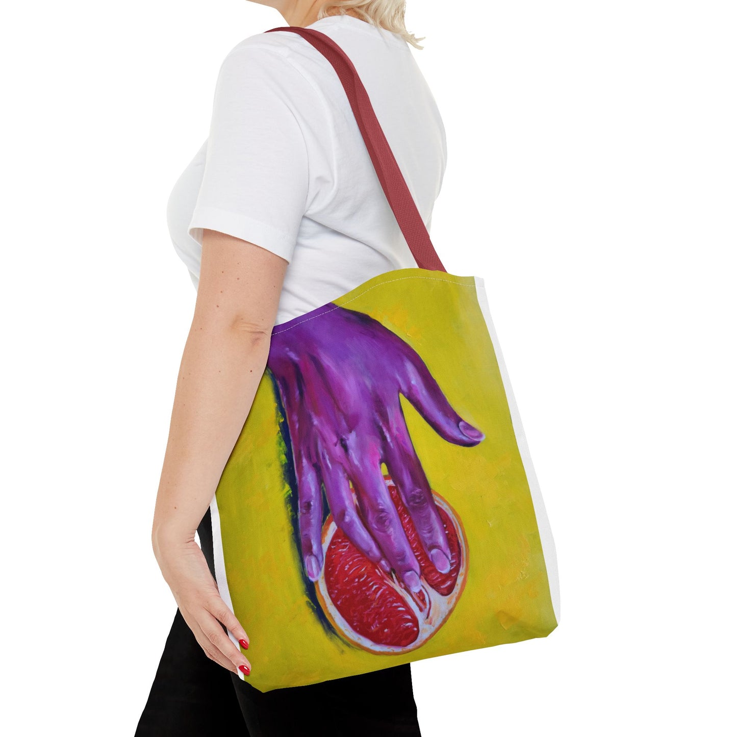Vibrant "Fruitful" and "Sweet Pleasure" Art Tote Bag - Colorful Design for Everyday Use