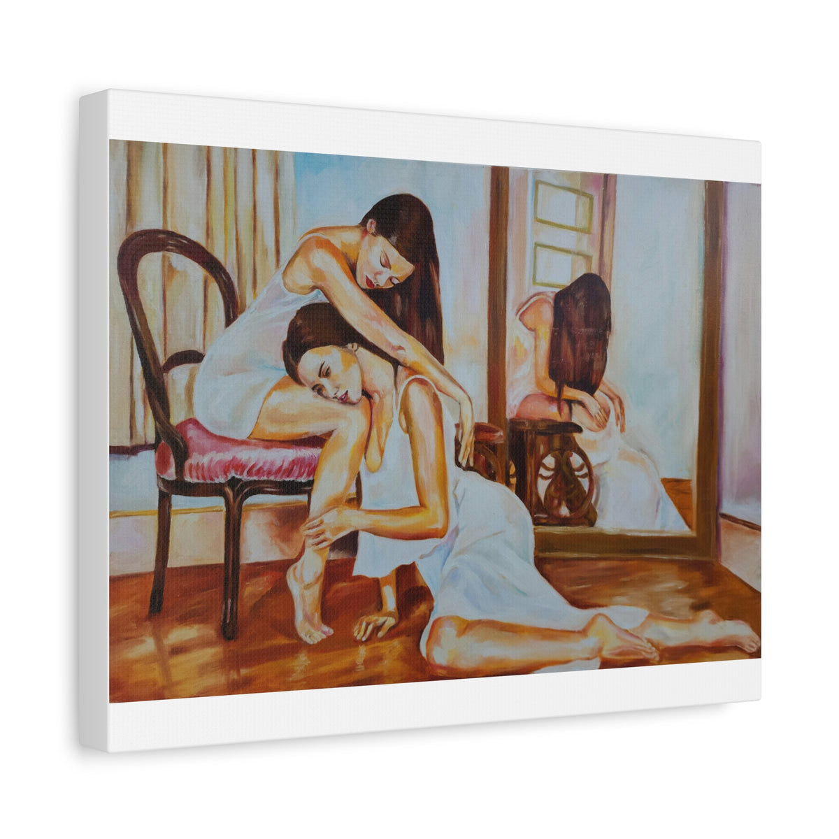 Divulgence" - Stretched Canvas Print Wall Art canvas art print mockup view 12