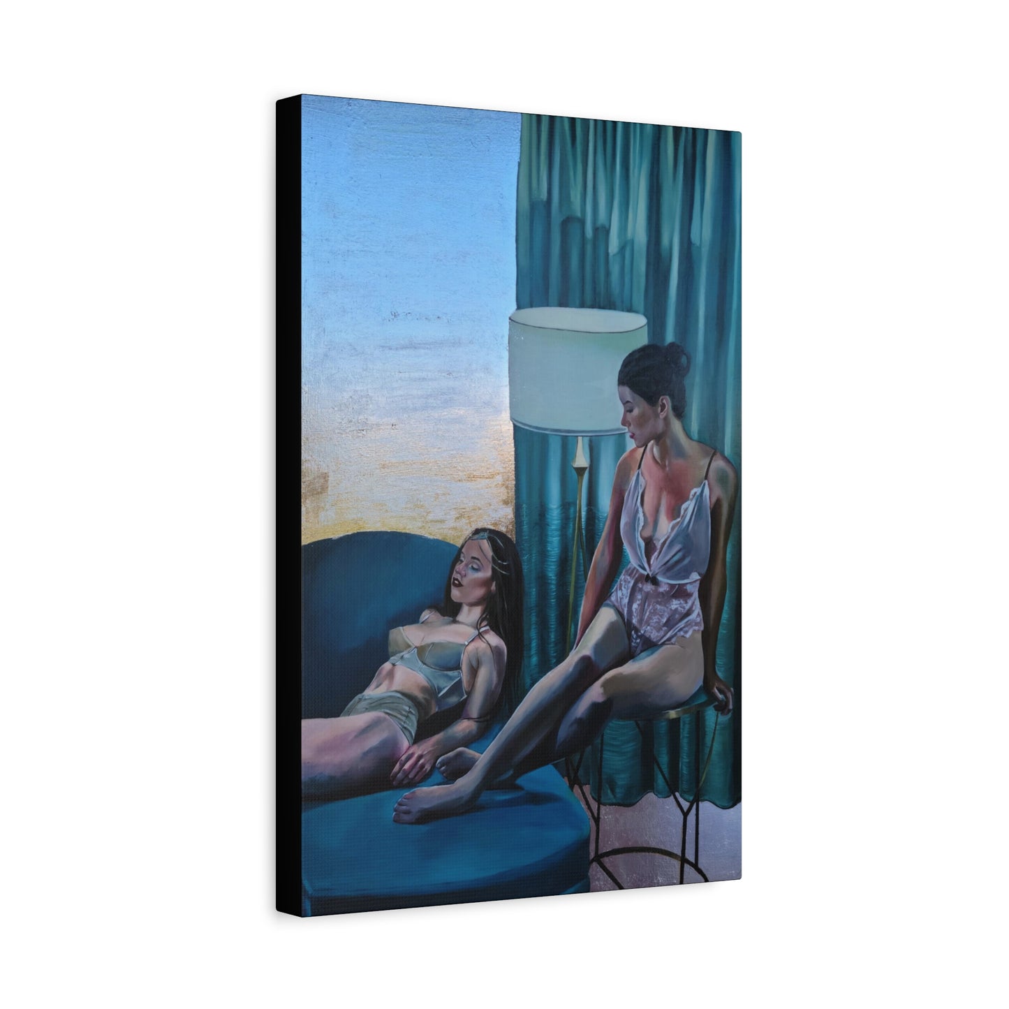 "Siesta" - Stretched Canvas Print Wall Art
