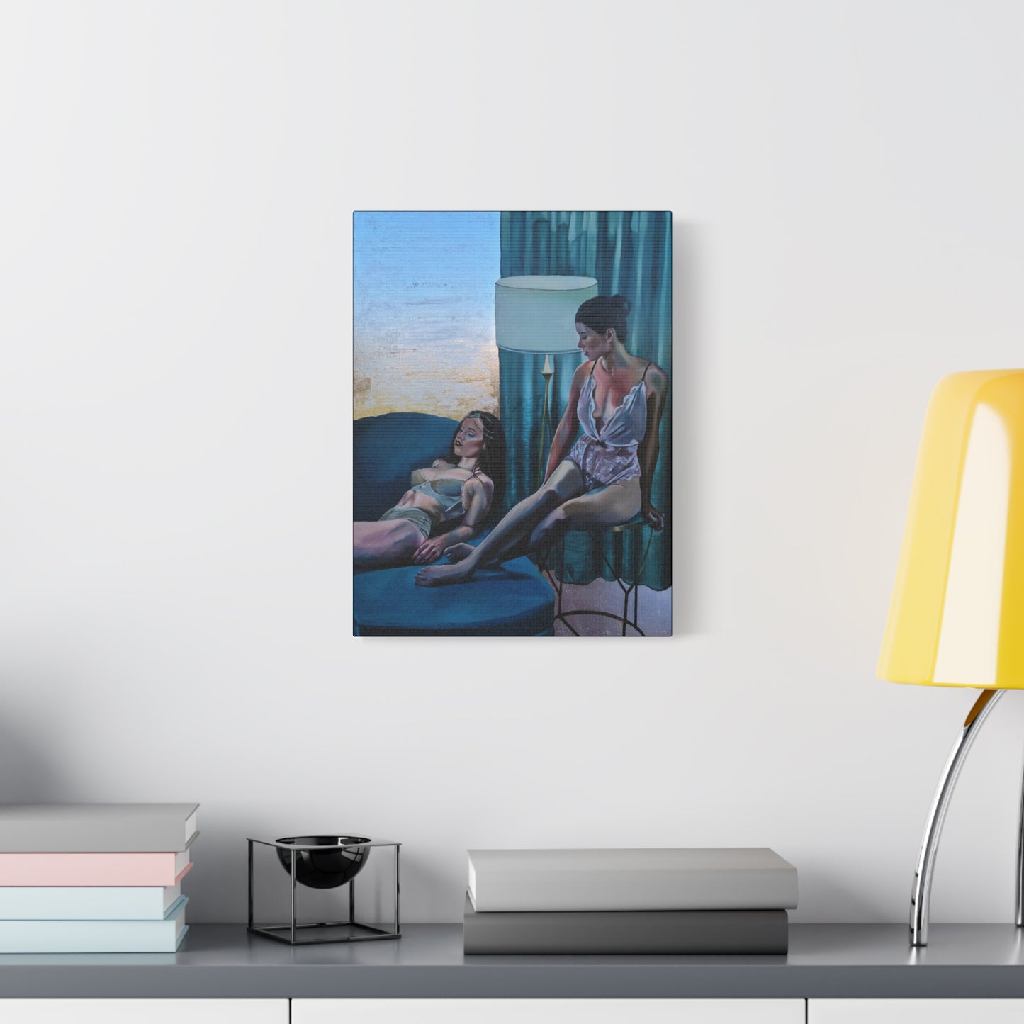 "Siesta" - Stretched Canvas Print Wall Art